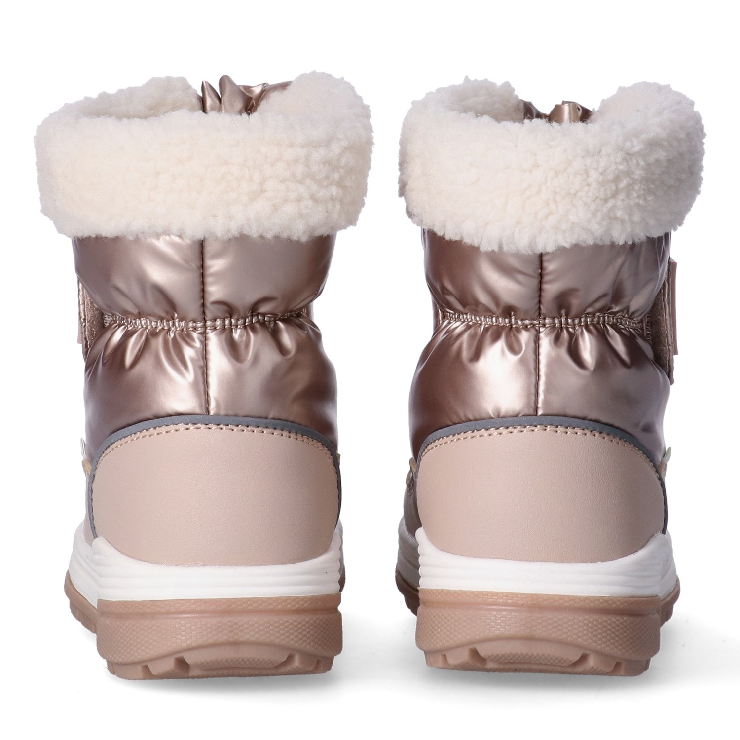 Tommy Hilfiger Winterboots  Moonboots, Klettstiefel mit kuscheligem Teddyfell-Kragen