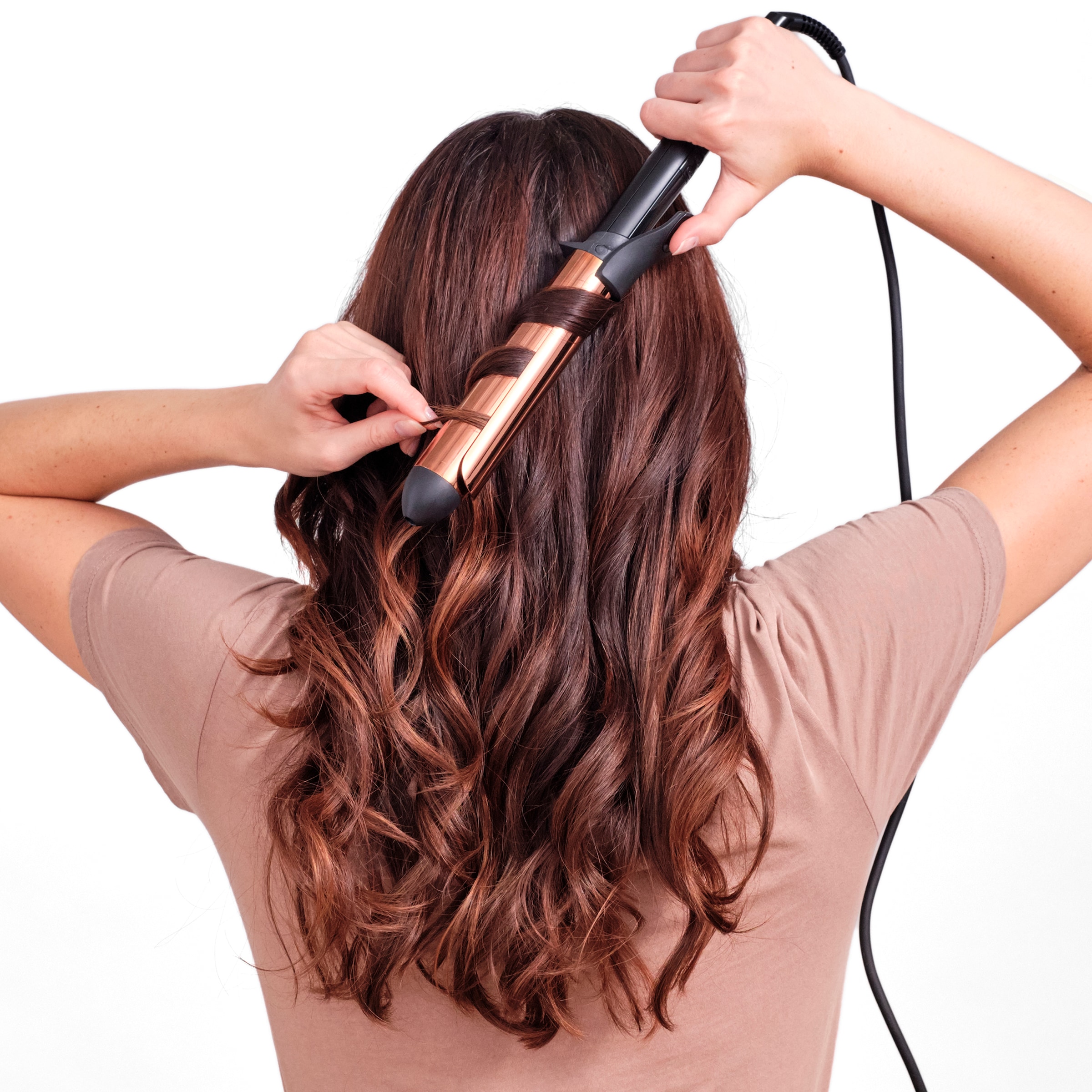 BaByliss Lockenstyler »BaByliss Salon Brilliance Curls Lockenstab für große Locken, C459E« 32 mm Lockenstab, Advanced Ceramics™, 6 Temperaturstufen bis 210 °C