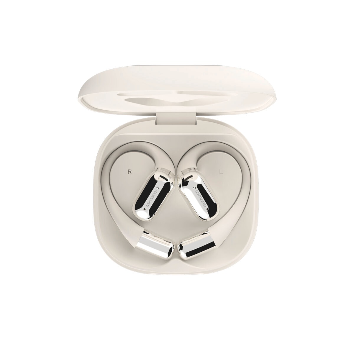 4smarts wireless Kopfhörer »Open-Ear Bluetooth Kopfhörer SkyBuds AI Screen«, A2DP Bluetooth-AVRCP Bluetooth-HFP, Freisprechfunktion