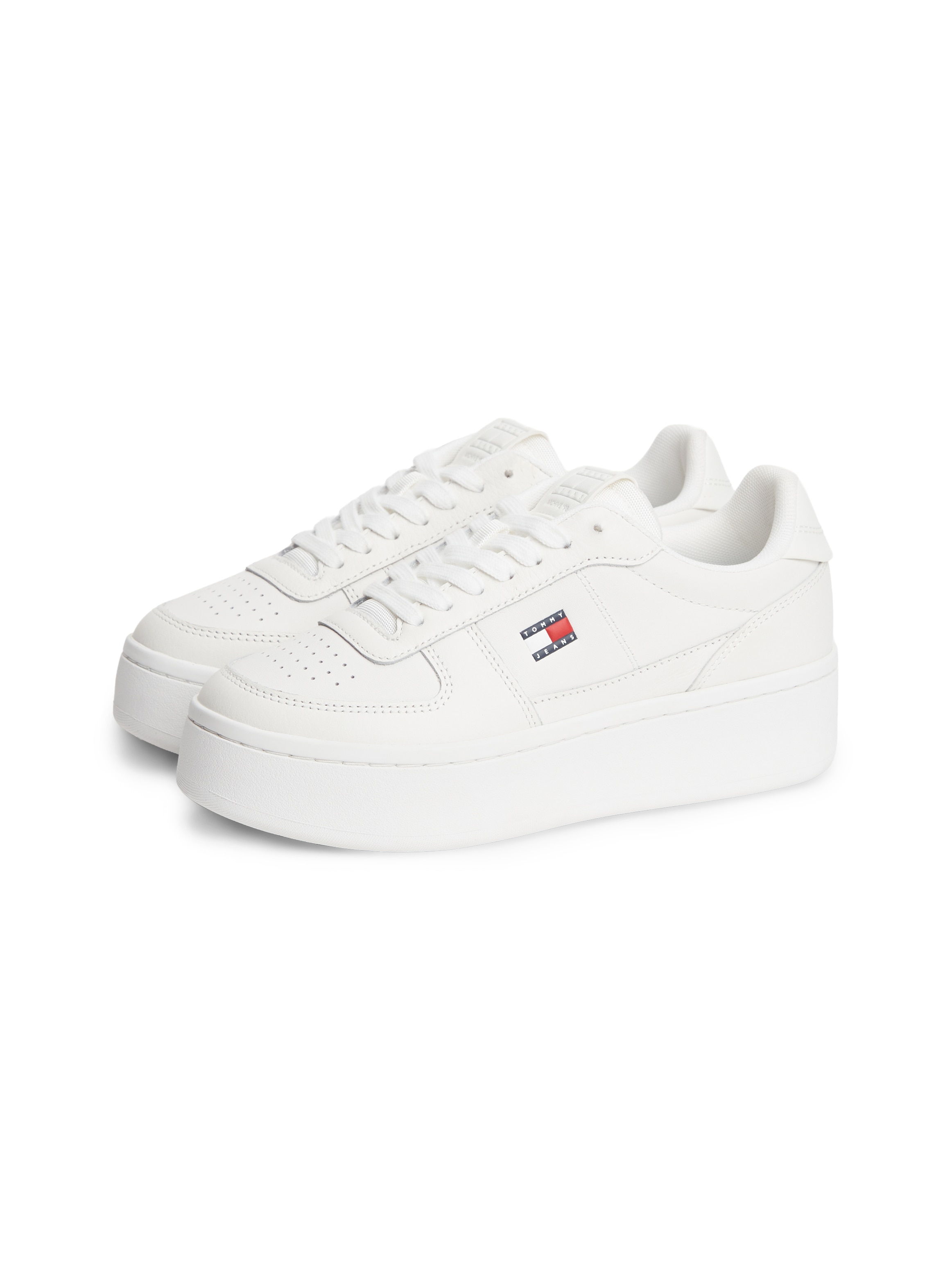 Tommy Jeans Plateausneaker »ARCHIVE '98 MAX«  Freizeitschuh, Halbschuh, Schnürer, seitliche Logoflag