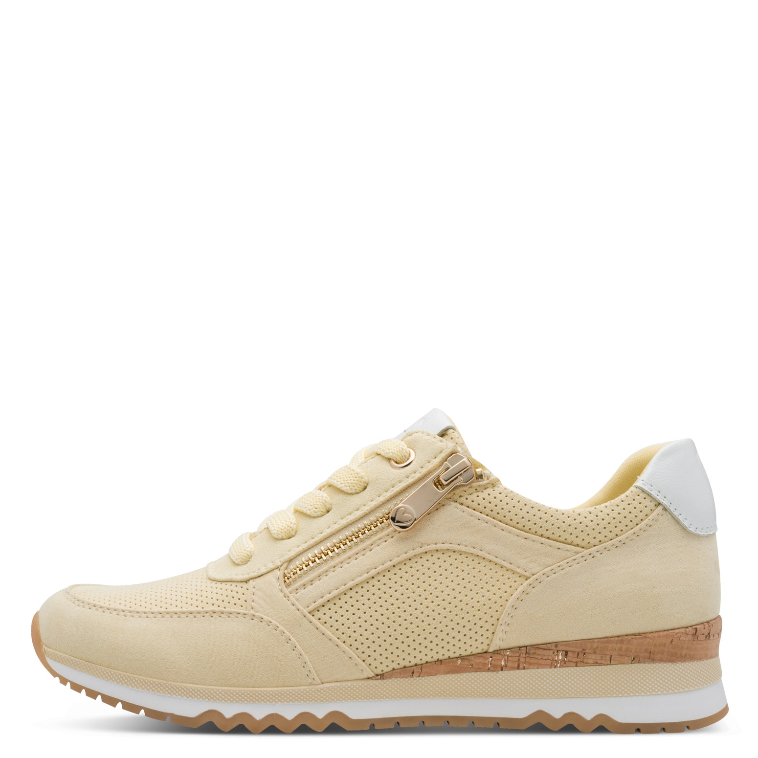 MARCO TOZZI Keilsneaker  , Freizeitschuh, Halbschuh, Schnürschuh in veganer Verarbeitung