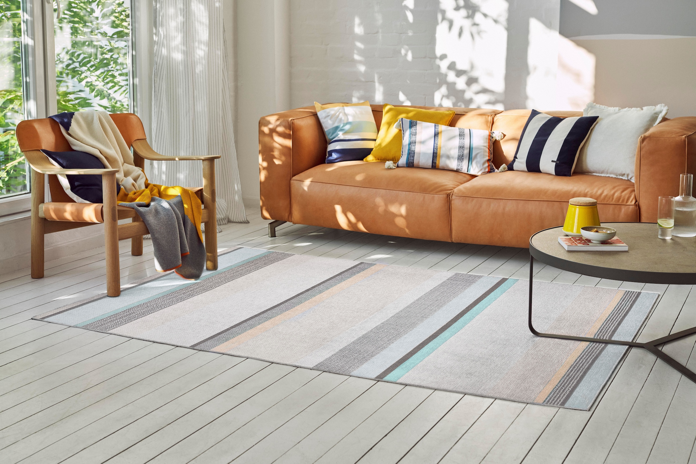Esprit Teppich »Ben,  ESP-0151«, rechteckig, 6 mm Höhe, robuster Kurzflor Teppich, Wohnzimmer