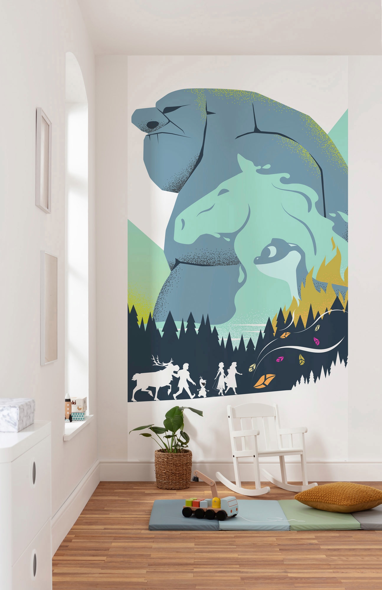 Komar Vliestapete »Digitaldruck Vlies - Frozen Adventure - Größe 150 x 280 cm«, bedruckt, Kinderzimmer
