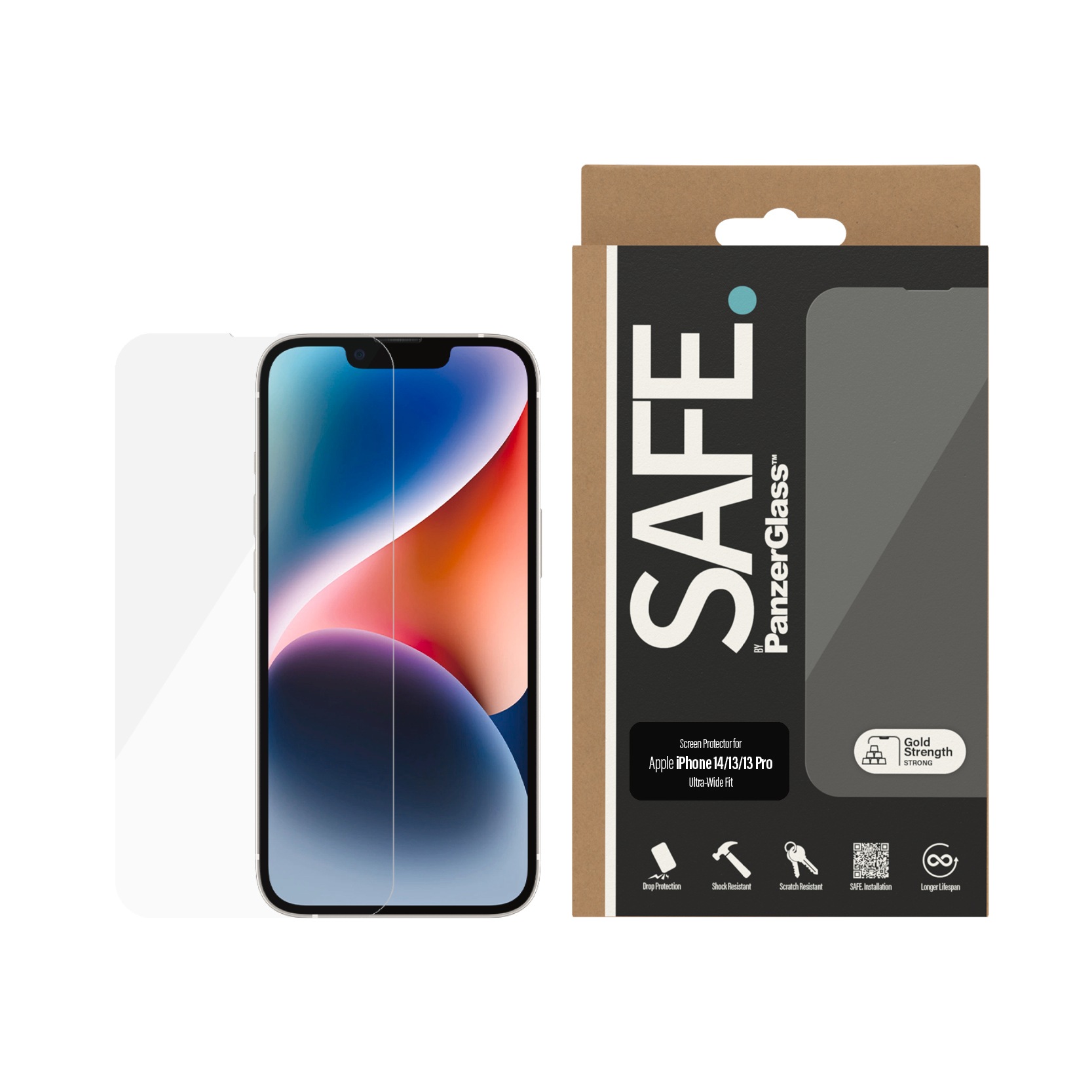 SAFE by PanzerGlass Displayschutzglas »Displayschutz - iPhone 13/13 Pro, 14 UWF«