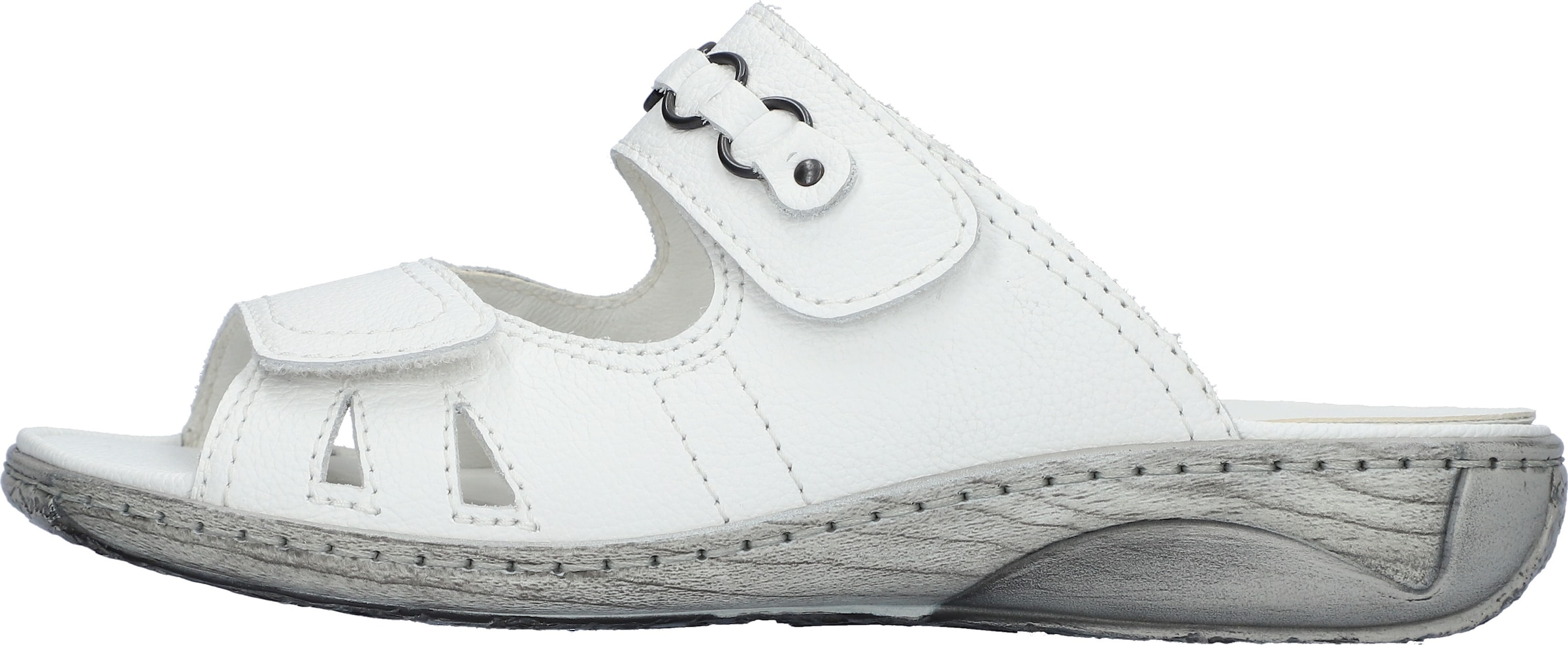 Waldläufer Pantolette »GARDA«  Sommerschuh, Hausschuh, Komfortschuh in Bequemweite G (= weit)