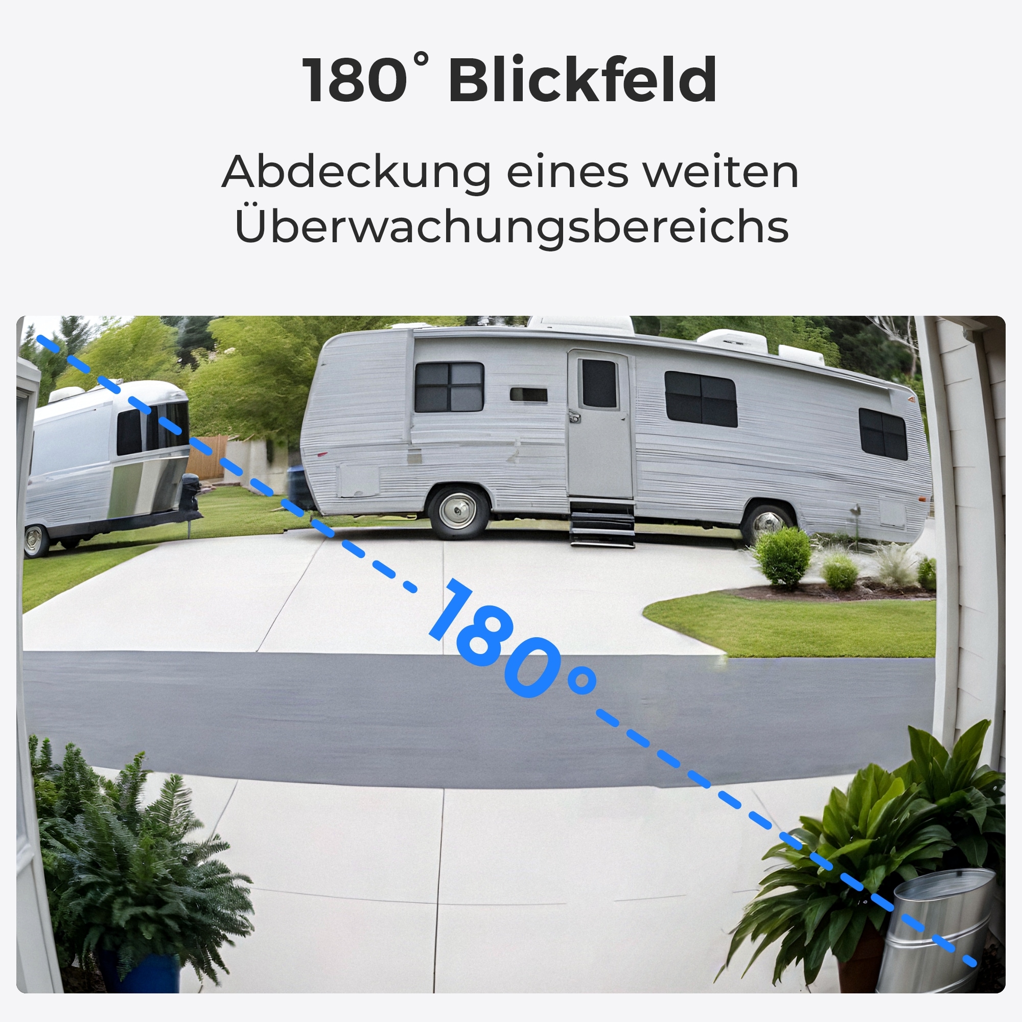 Reolink Video-Türsprechanlage »D340P«, Außenbereich-Innenbereich, Personen-Erkennung