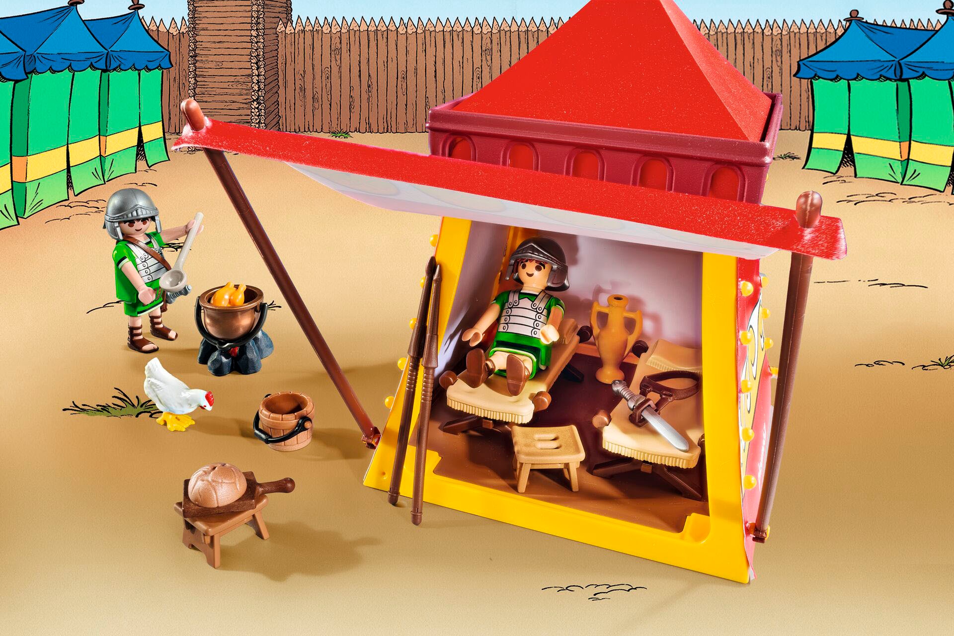 Playmobil® Konstruktions-Spielset »Asterix: Legionärszelt (71829), Playmobil Asterix«, (51 St.), Made in Europe
