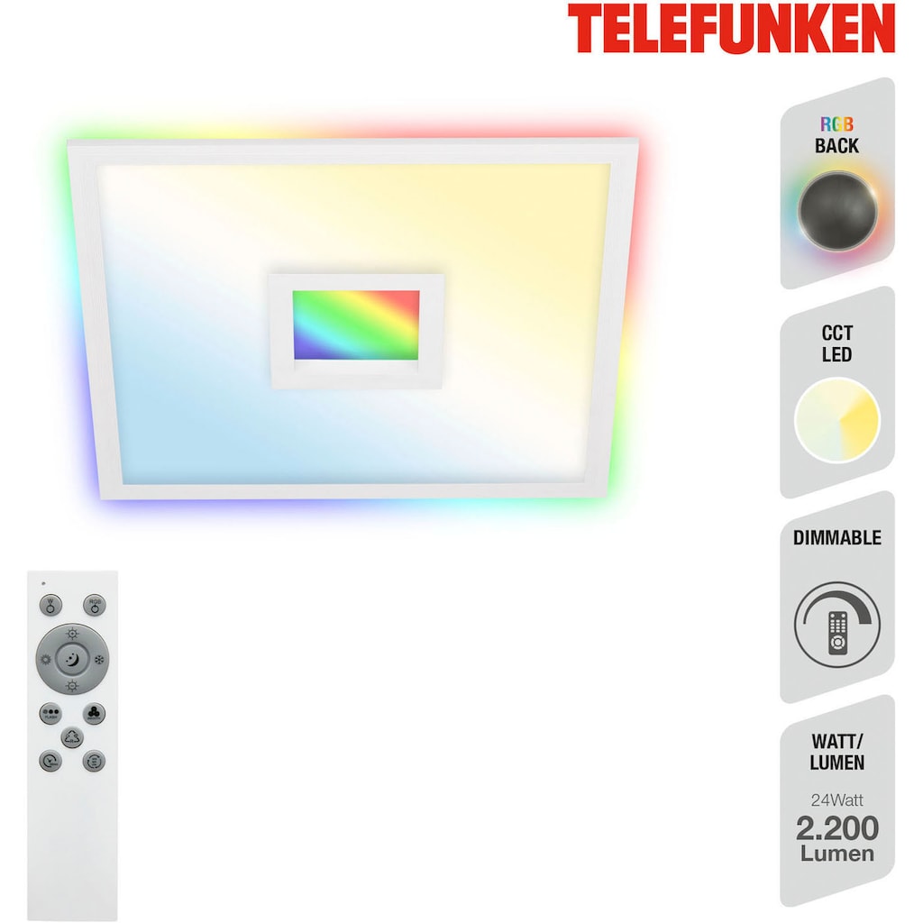 Telefunken Panel »CCT LED Panel CENTERBACK«