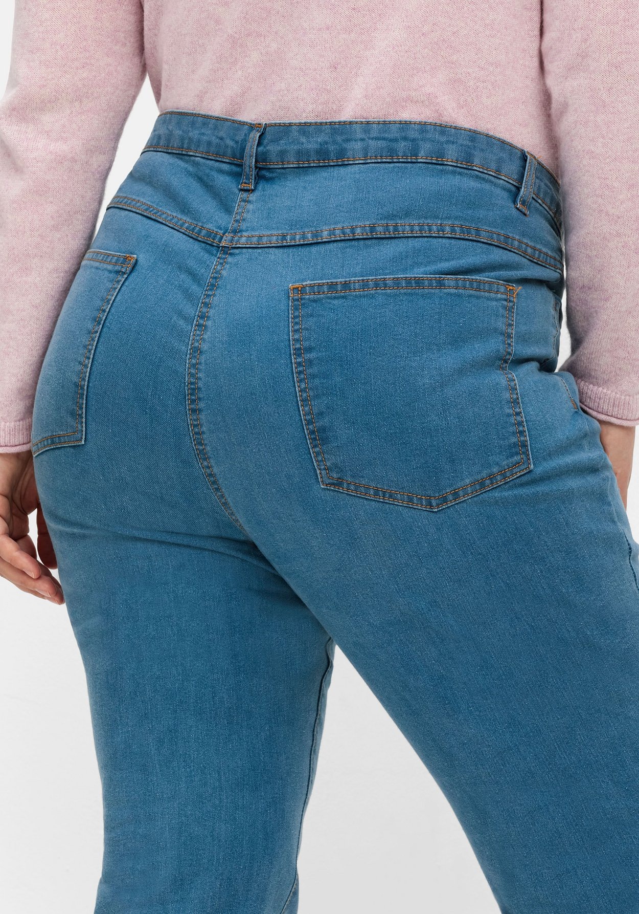Sheego Gerade Jeans »Gerade Thermojeans innen weich und wärmend angeraut«
