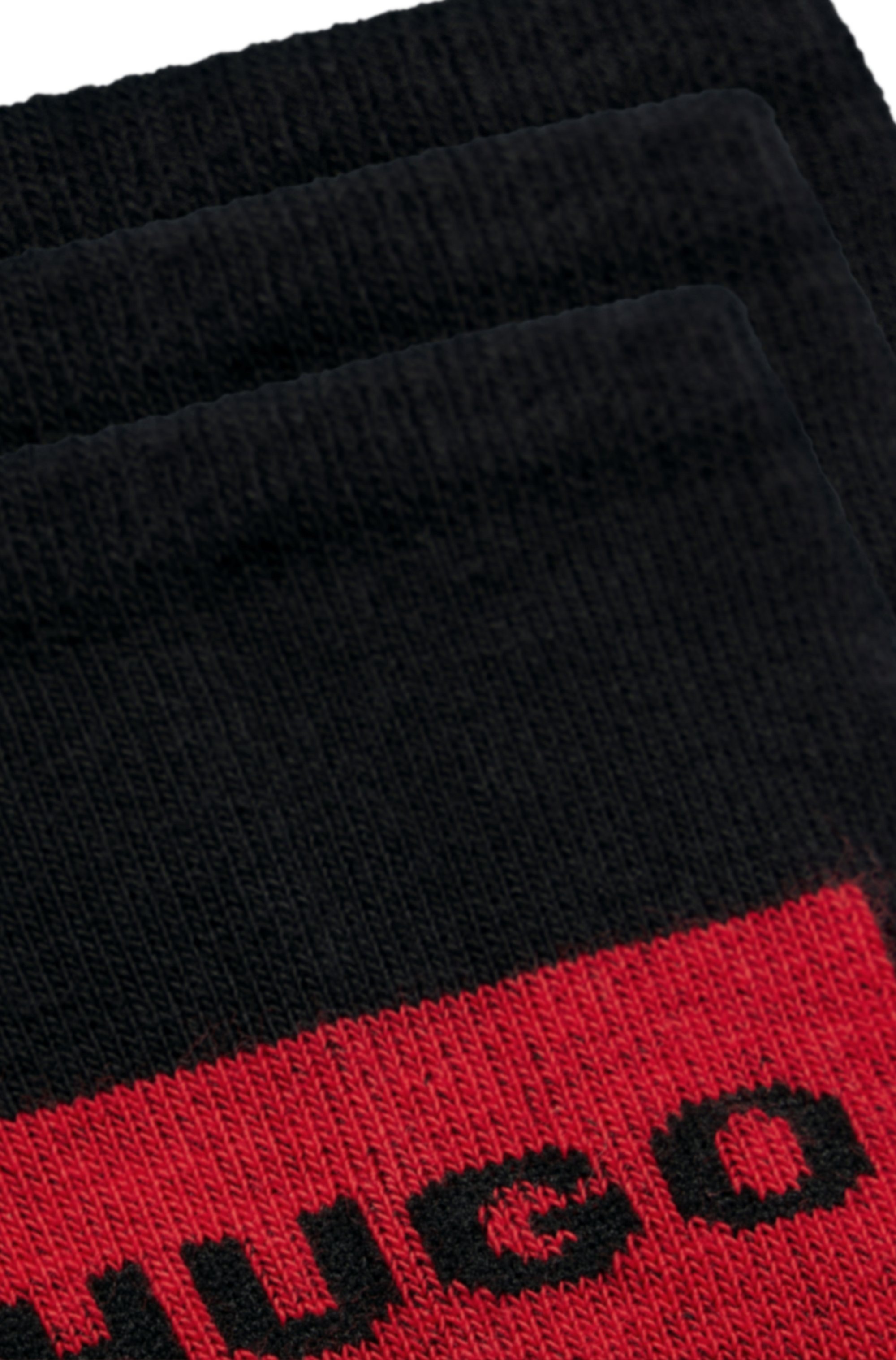 HUGO Underwear Freizeitsocken »3P LC LABEL CC«, (Packung, 3 Paar), mit Logostickerei