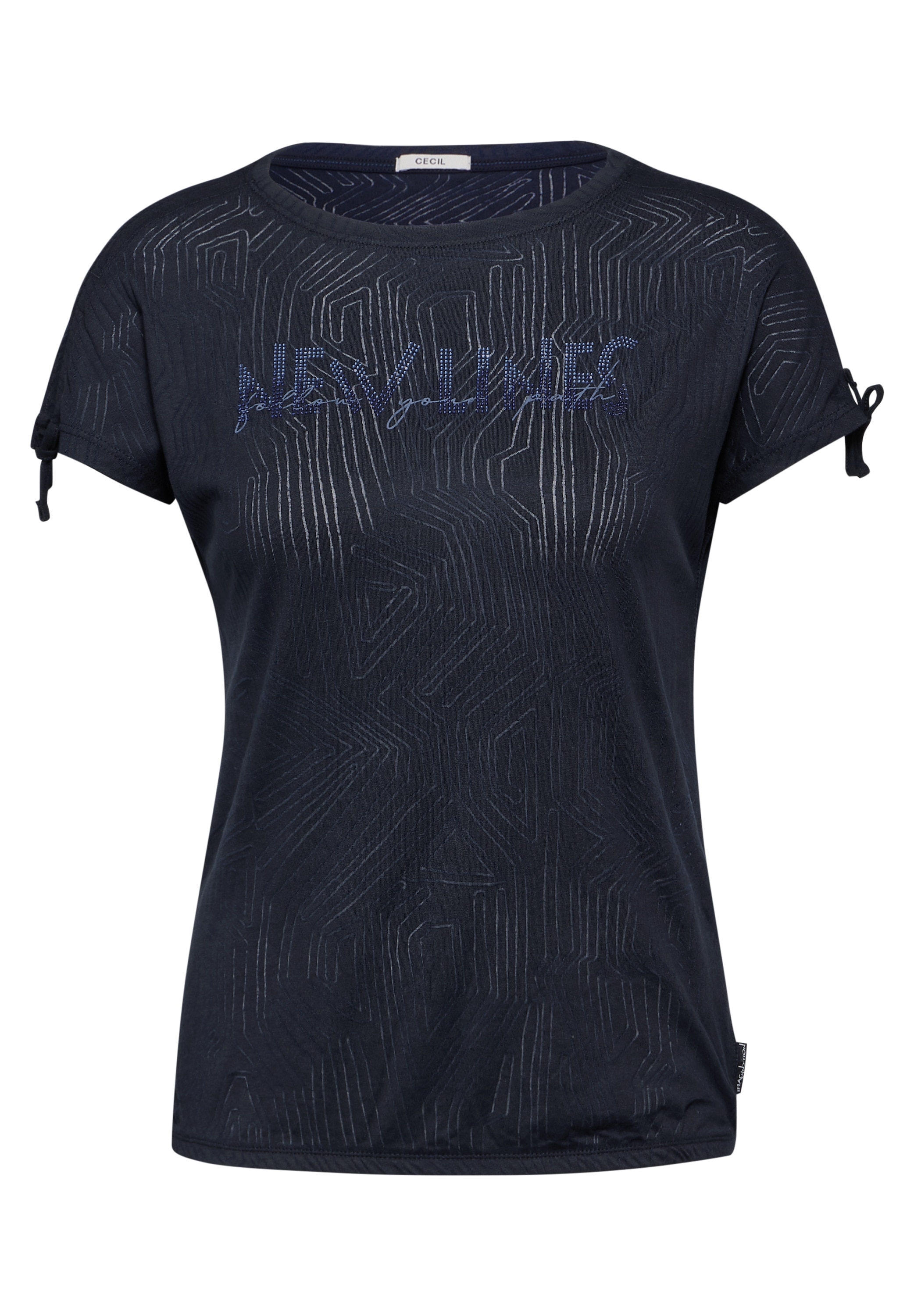 Cecil T-Shirt, mit Burn-Out Muster