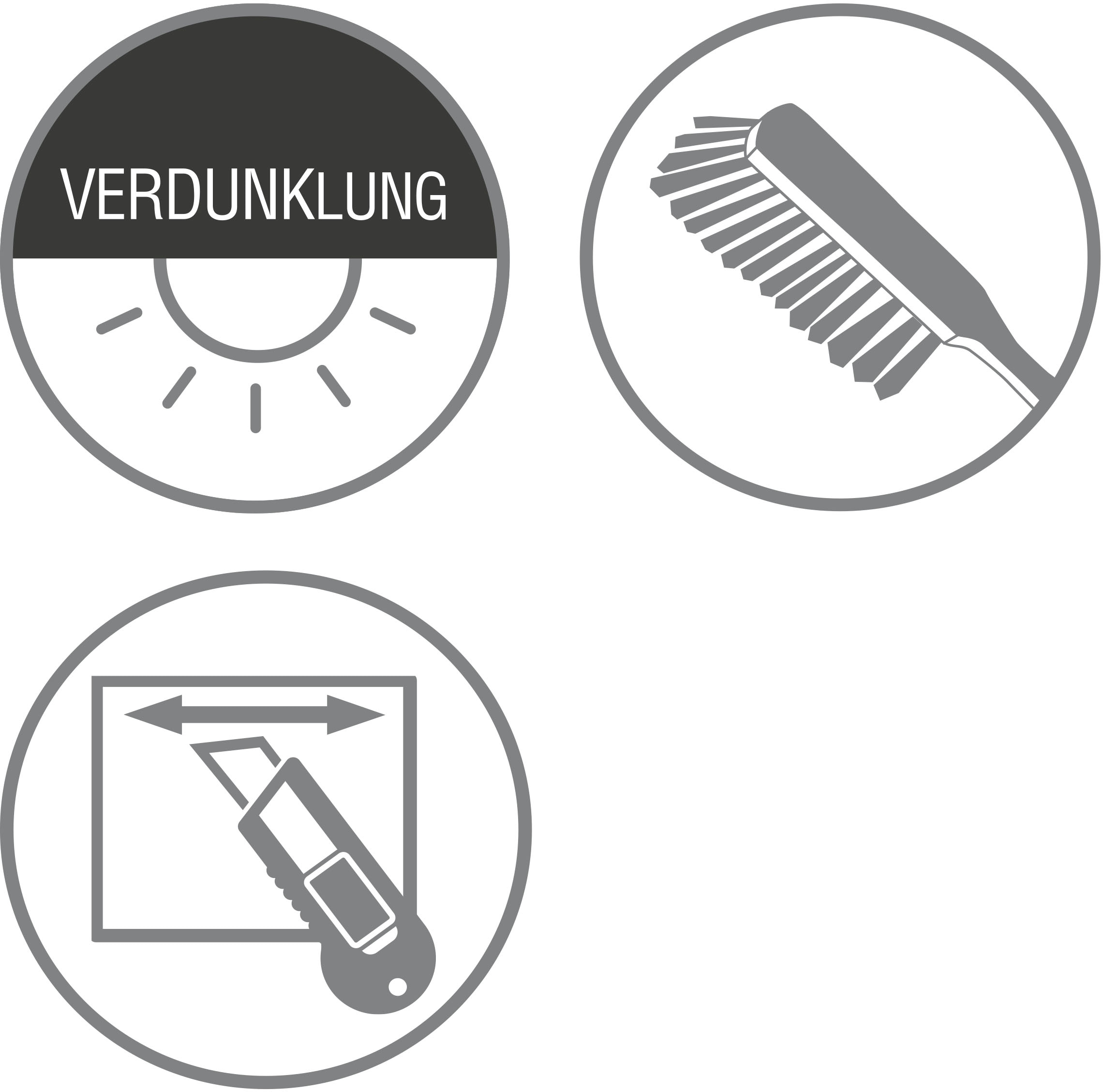 GARDINIA Seitenzugrollo »Uni-Rollo Verdunkelung« verdunkelnd Sichtschutz | Verdunkelung mit Bohren freihängend Abschlussprofil in weiß