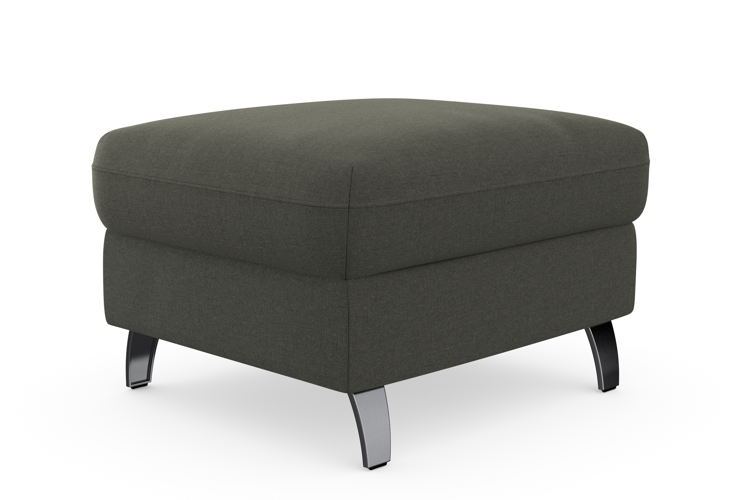 sit&more Stauraumhocker »Grenoble« mit Stauraum und satinierten Füßen