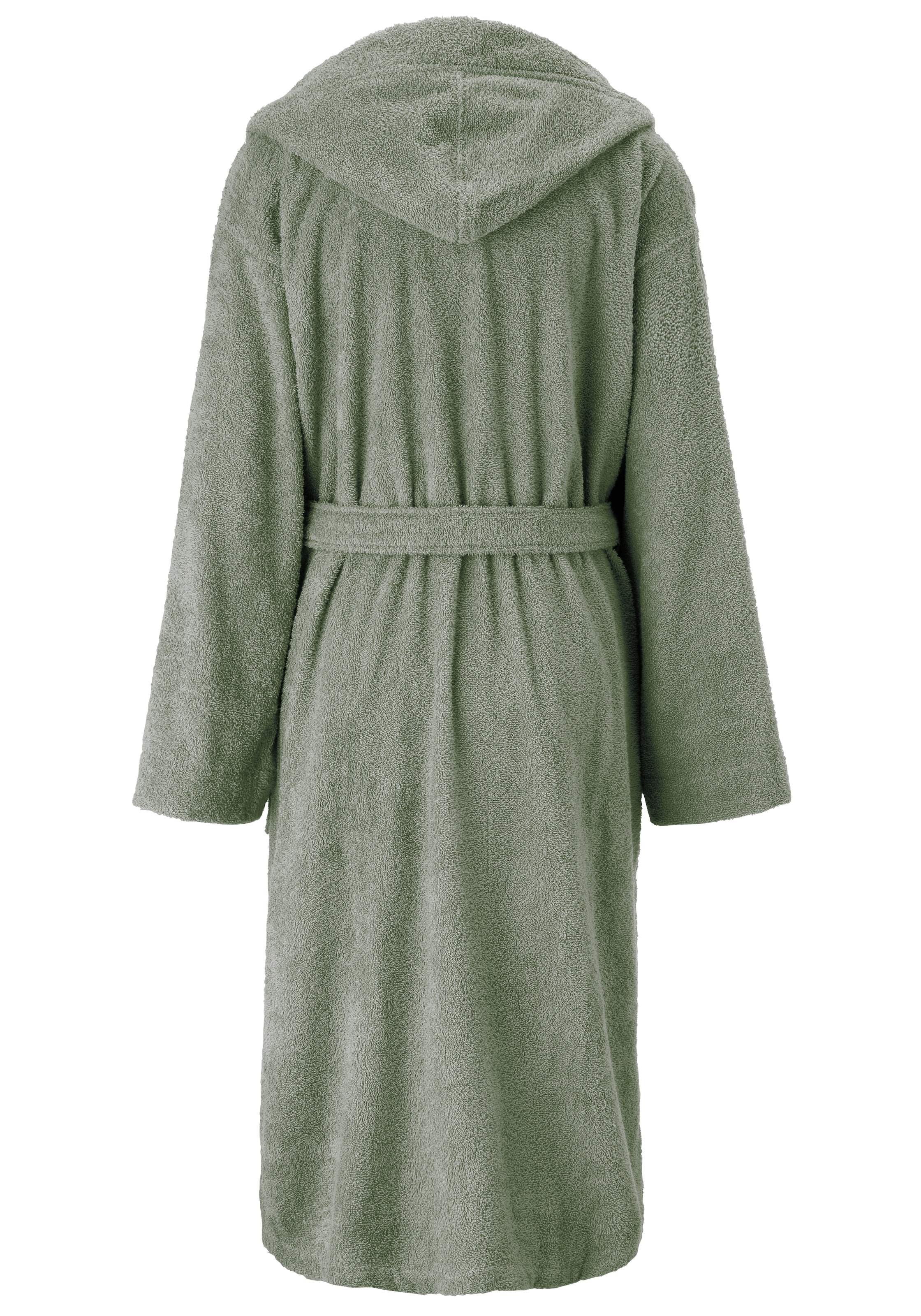 Bruno Banani Unisex-Bademantel »Robby, ideal für Sauna & Spa, Standardlänge & Überlänge« 1 Stk. tlg., Damen & Herren Bademäntel, Baumwolle, mit Taschen, Sauna, XS-3XL