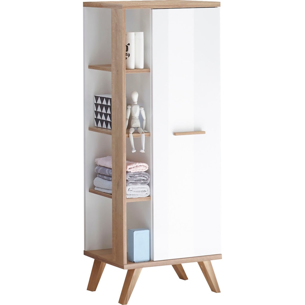 Saphir Midischrank »Quickset Badschrank 50,5 cm breit, 1 Tür, seitliche Ablagen«