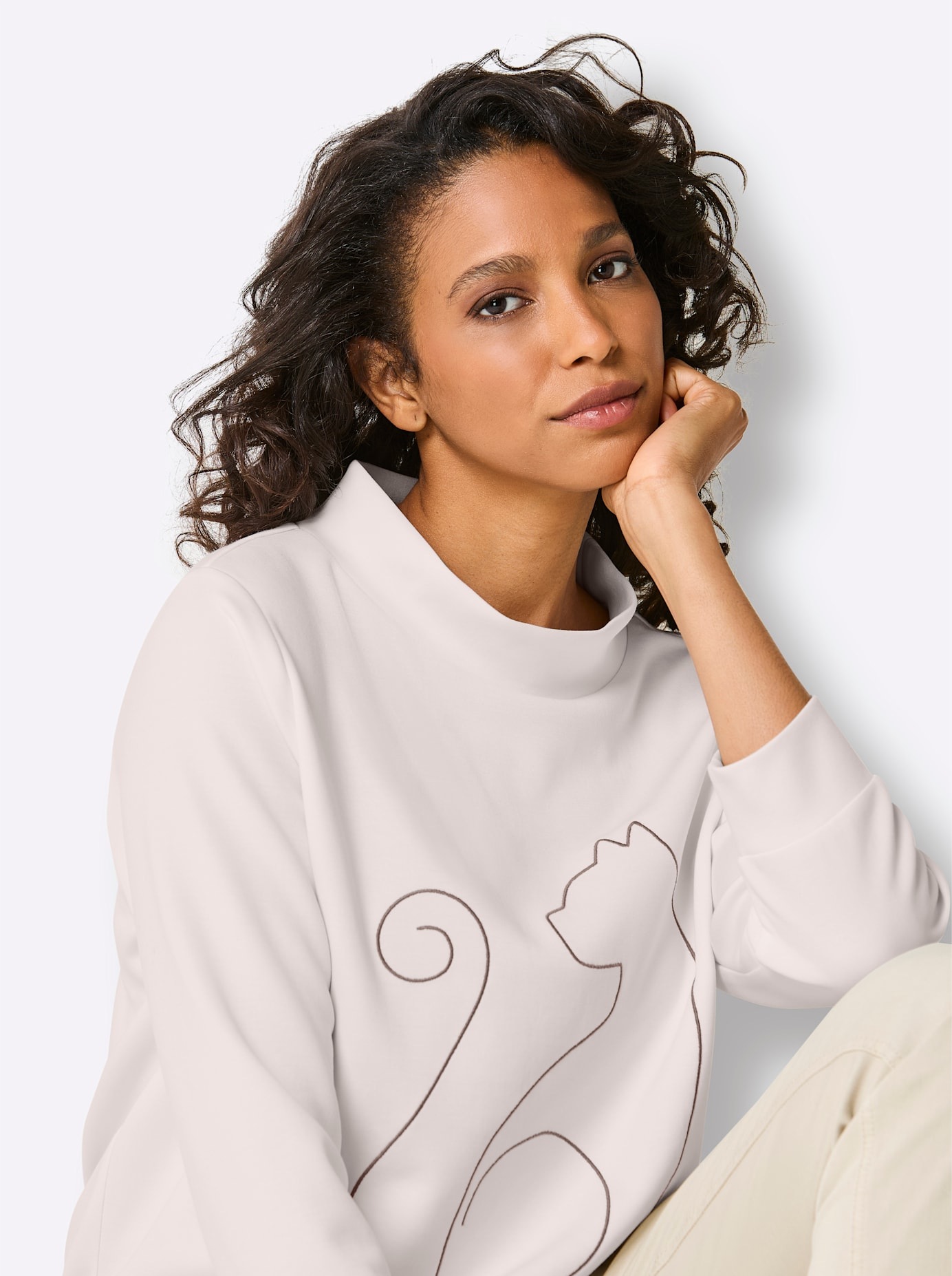 CREATION L PREMIUM 3/4-Arm-Shirt »Modal-Mix-Shirt« 1 tlg.