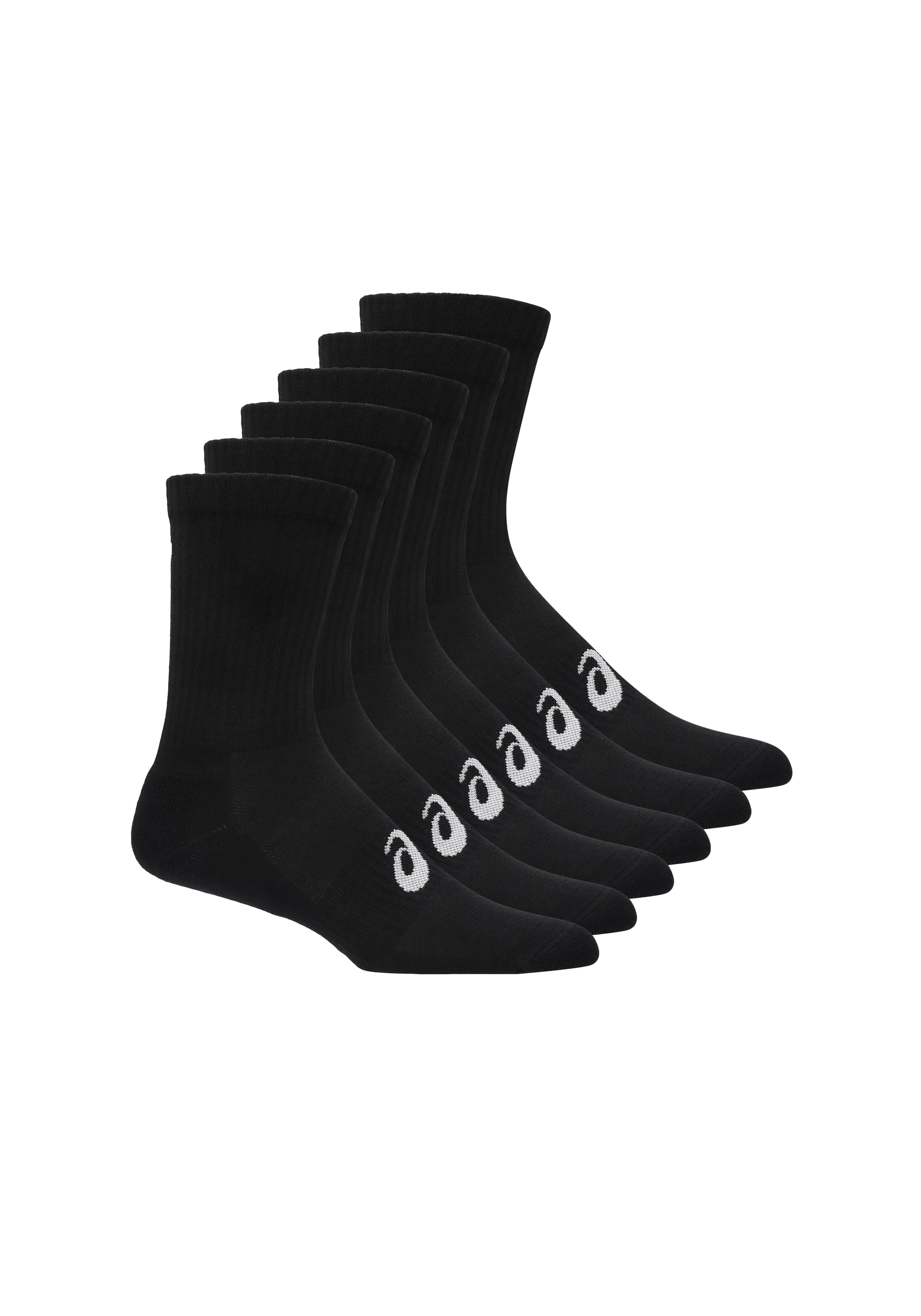 Asics Sportsocken »6 PACK CREW SOCK« für Fitness, mit Mesh-Knit-Gewebe, mit Dämpfung