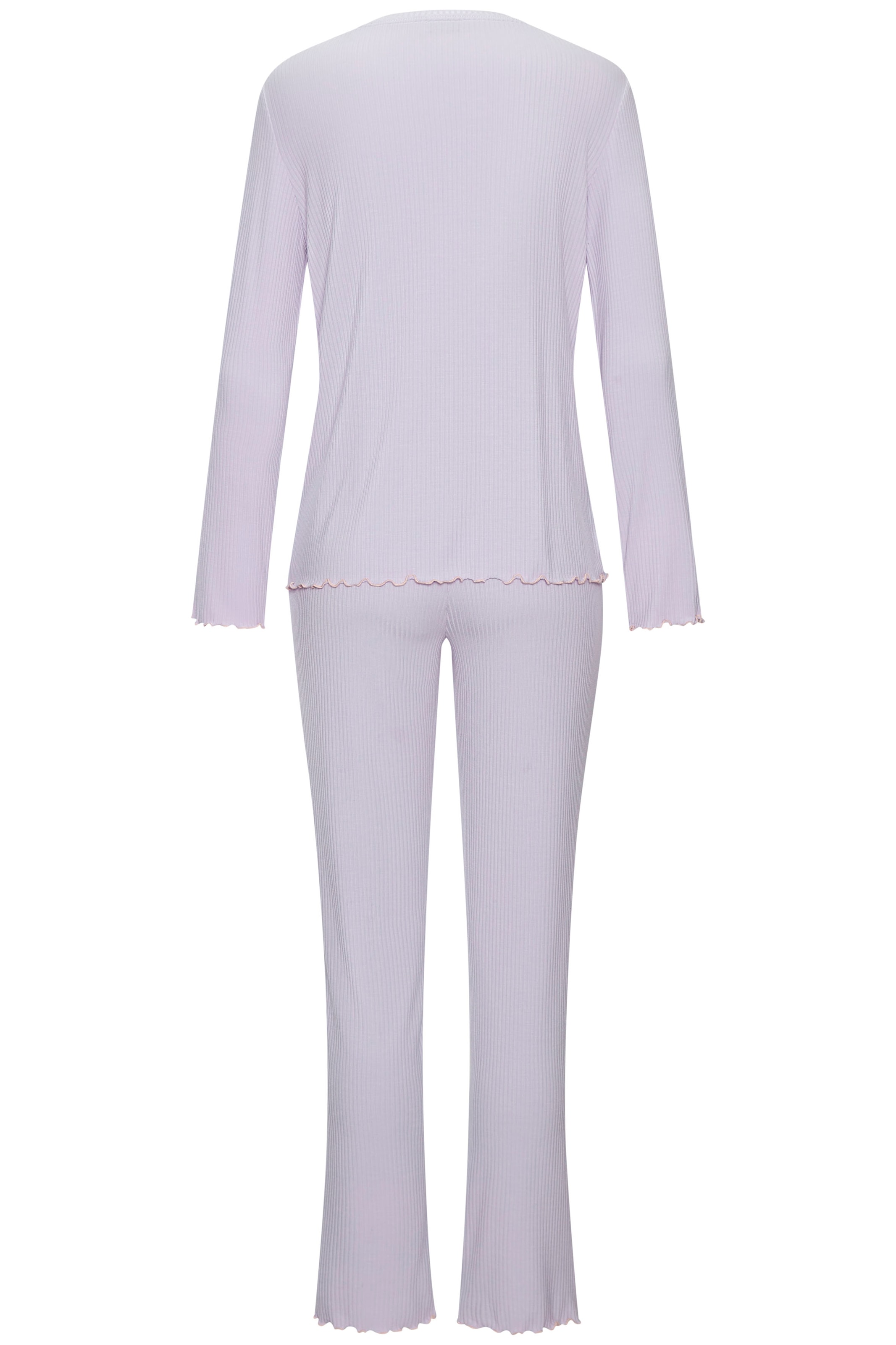 Vivance Dreams Pyjama, mit süßem Babylock-Saum