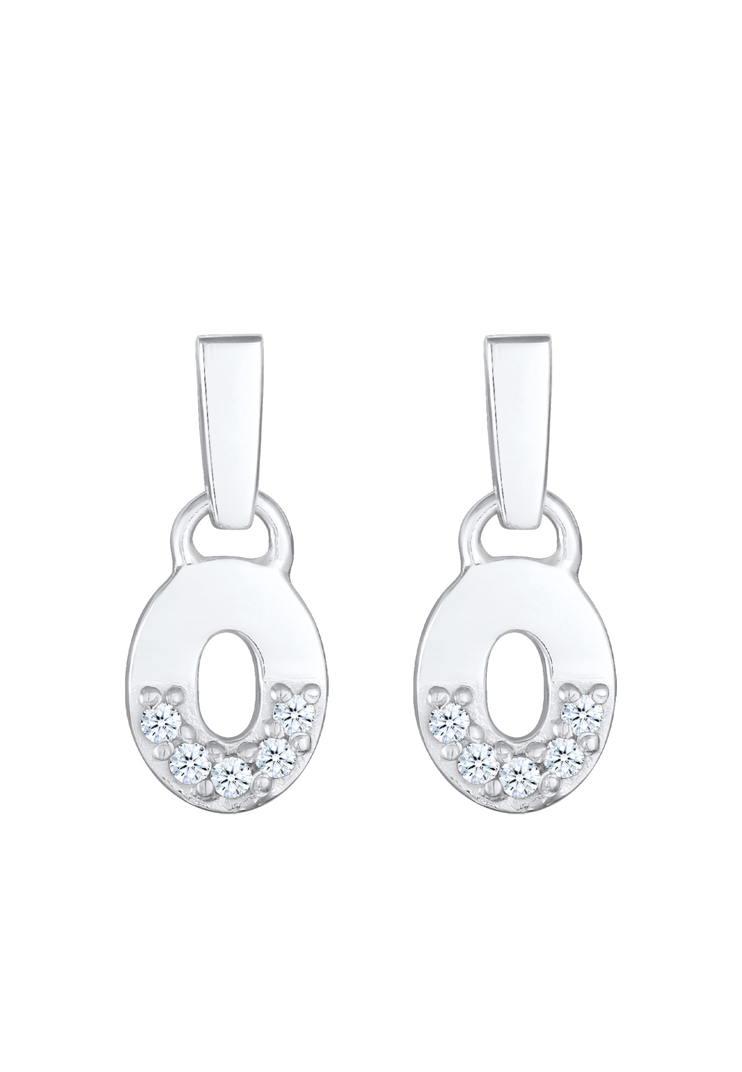 Elli DIAMONDS Paar Ohrstecker »Ohrringe Diamant Ohrhänger 925 Silber«