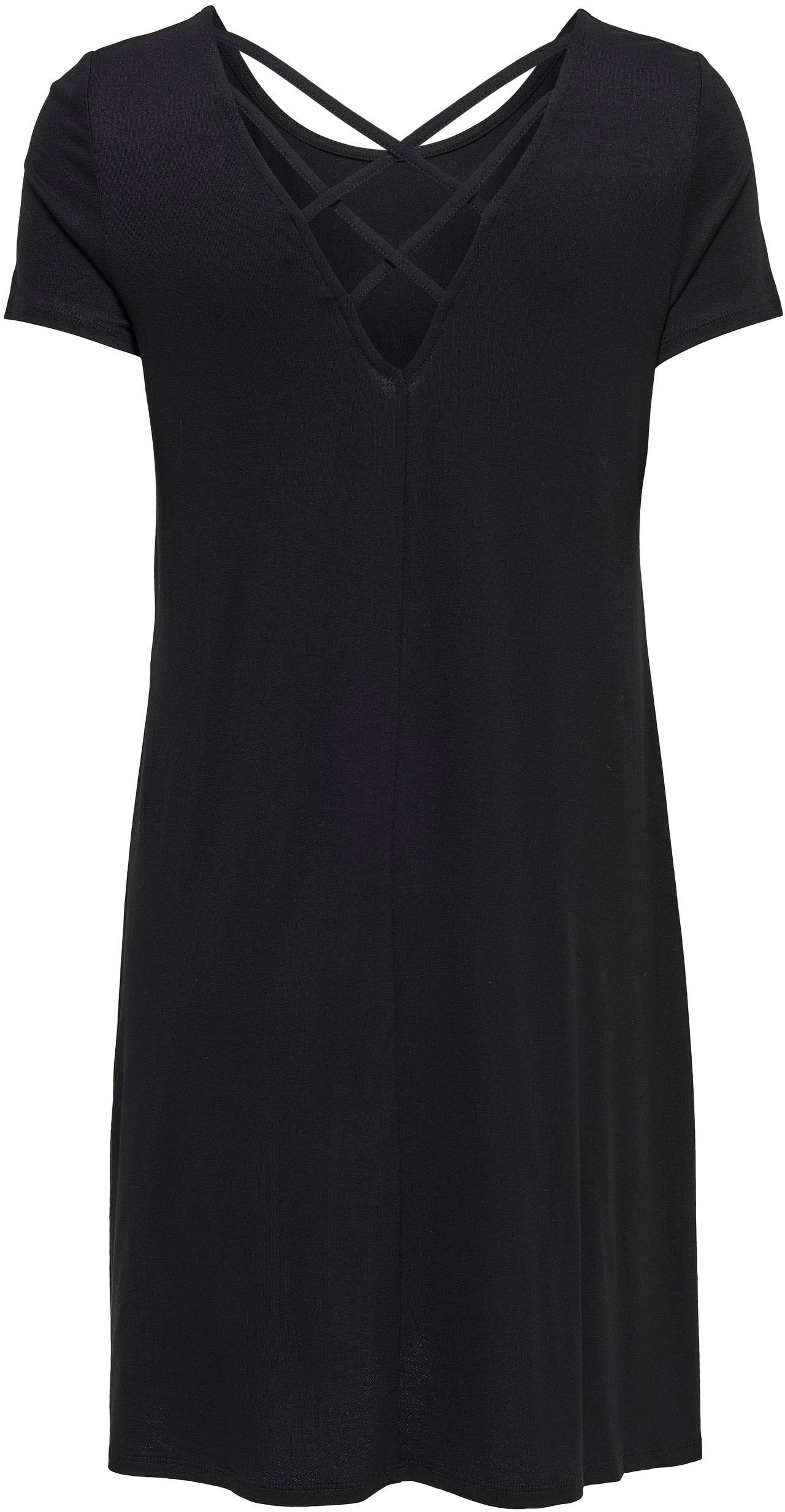 ONLY Minikleid »ONLBERA BACK LACE UP S/S DRESS JRS NOOS«, Sommerkleid