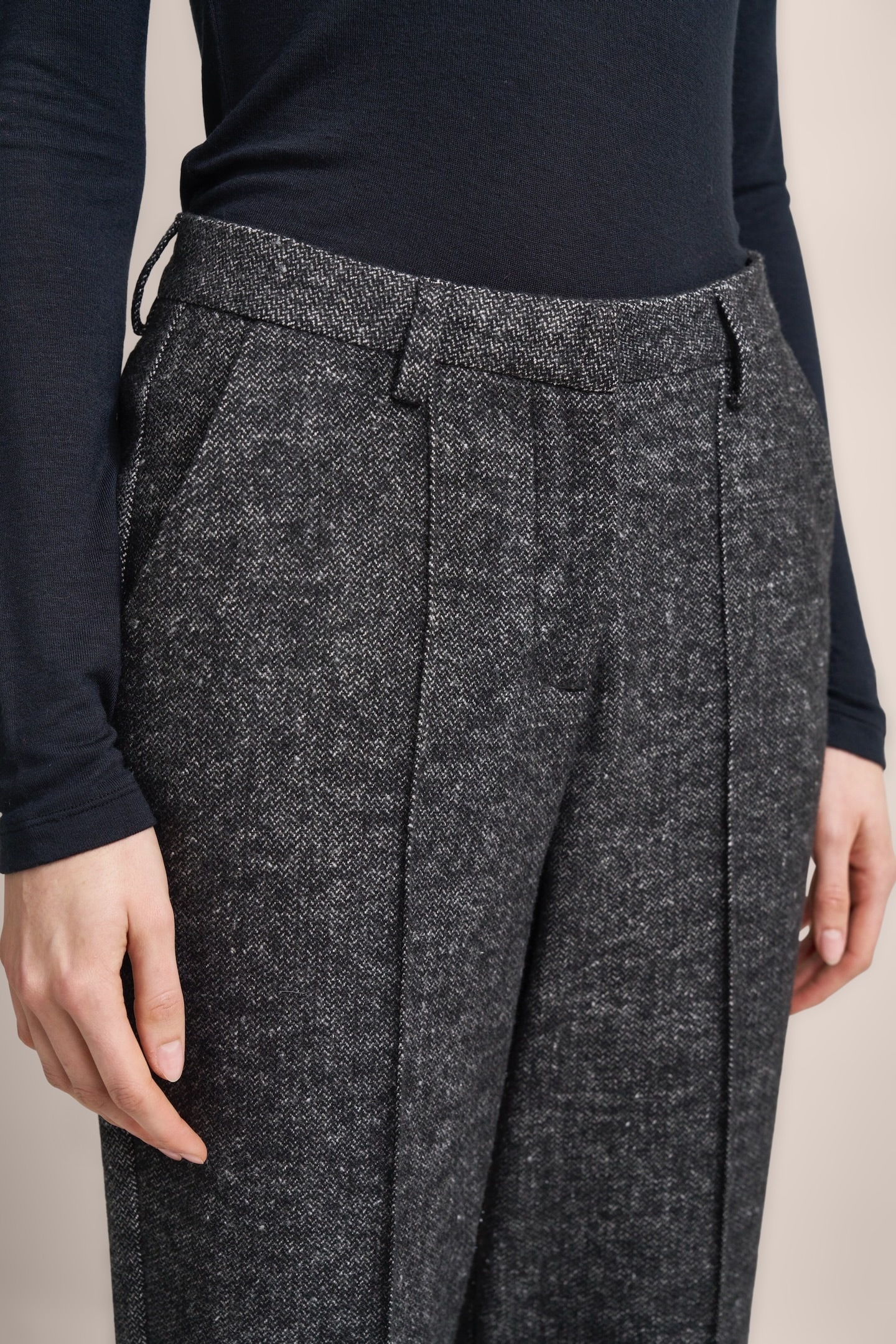 bugatti Stoffhose, mit Woll-Struktur