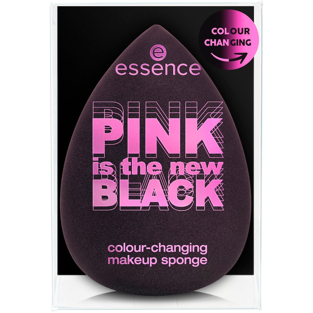 Essence Make-up Schwamm »PINK is the new BLACK colour-changing makeup sponge«, (4er-Set)