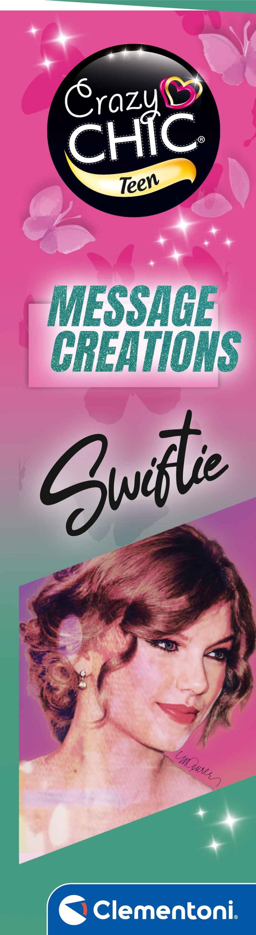 Clementoni® Kreativset »Taylor Swift, Swiftie – Spruch-Armbänder« Made in Europe