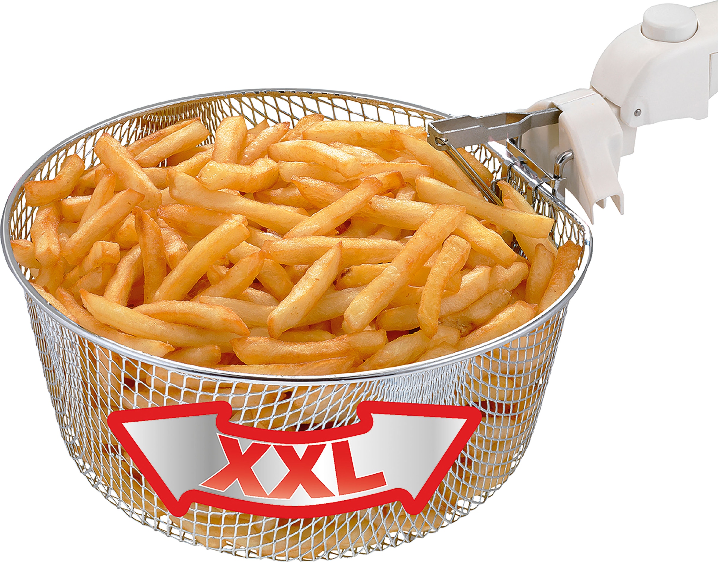 Tefal Fritteuse »Mega XXL«, 2100 W, Fassungsvermögen 3,3 l, herausnehmbarer Behälter, Anti-Geruch-Filter, Sichtfenster, FR4800