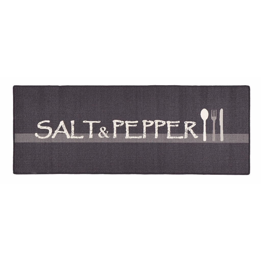HANSE Home Küchenläufer »Salt & Pepper«, rechteckig, Läufer, Rutschfest, Küchenteppich, Küche, Teppich, Pflegeleicht