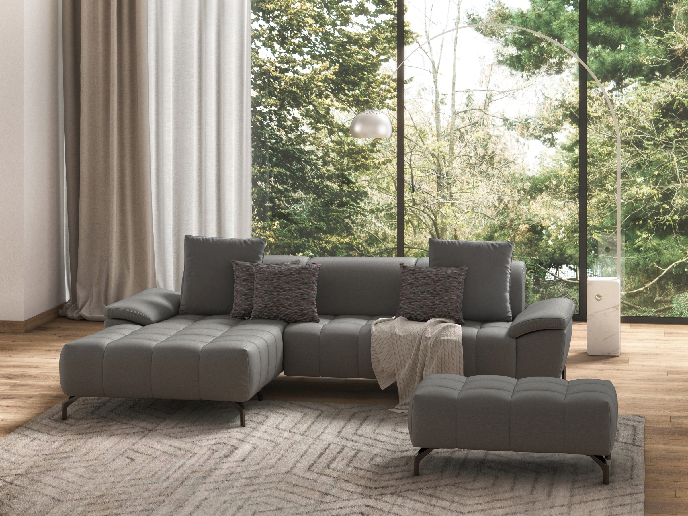 sit&more Hocker »Cool«, mit schwarzen Füßen
