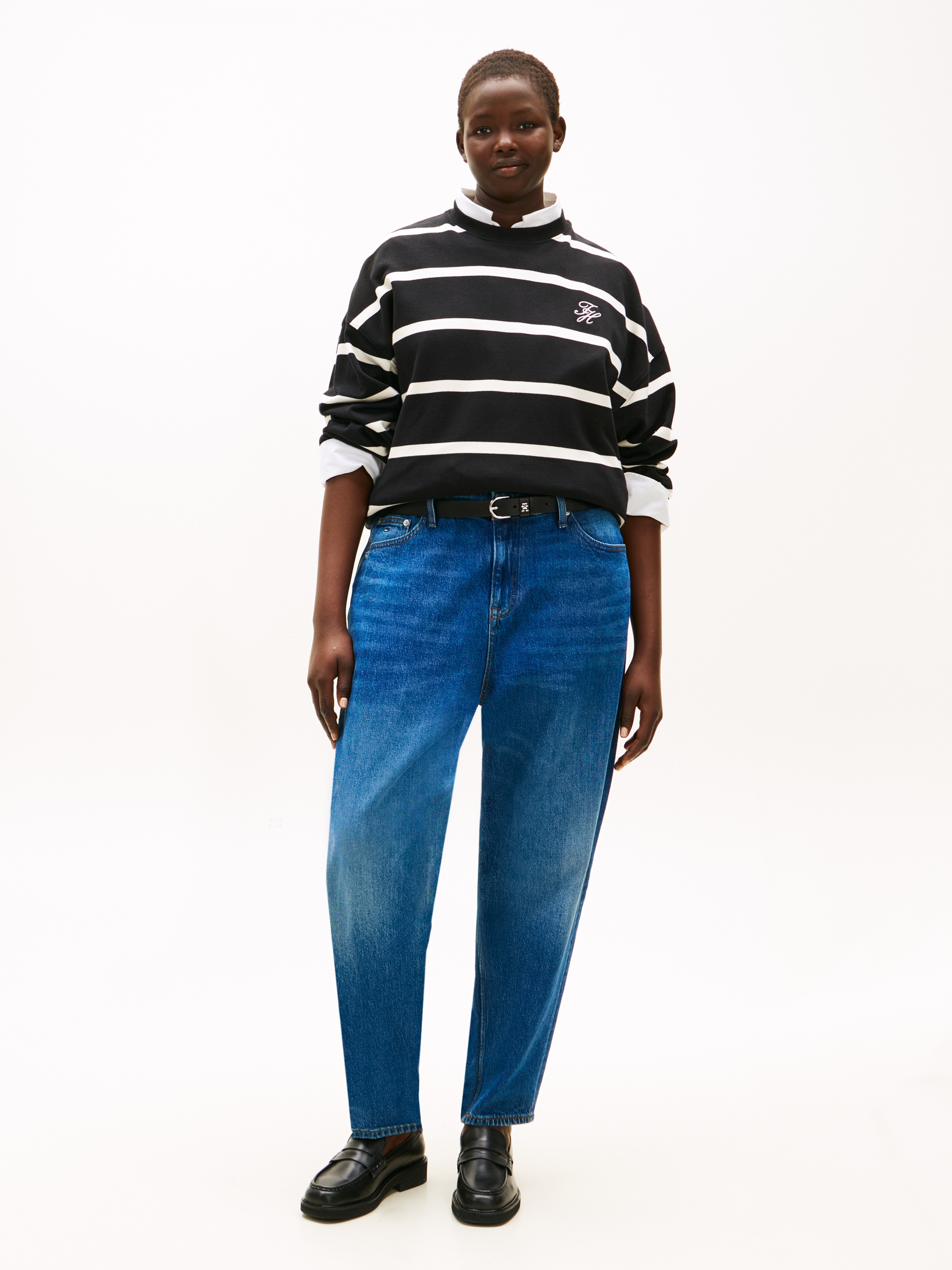 Tommy Hilfiger Curve Sweatshirt »CRV TH SCRIPT MDRN TERRY SWTSHRT«, in großen Größen
