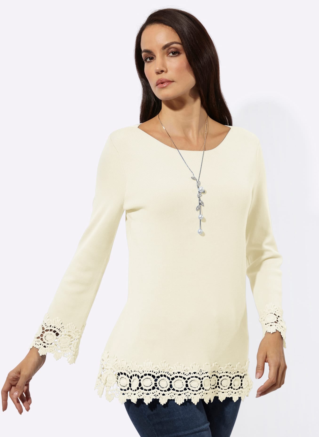 creation L Strickpullover »Lyocell-Mix-Pullover«