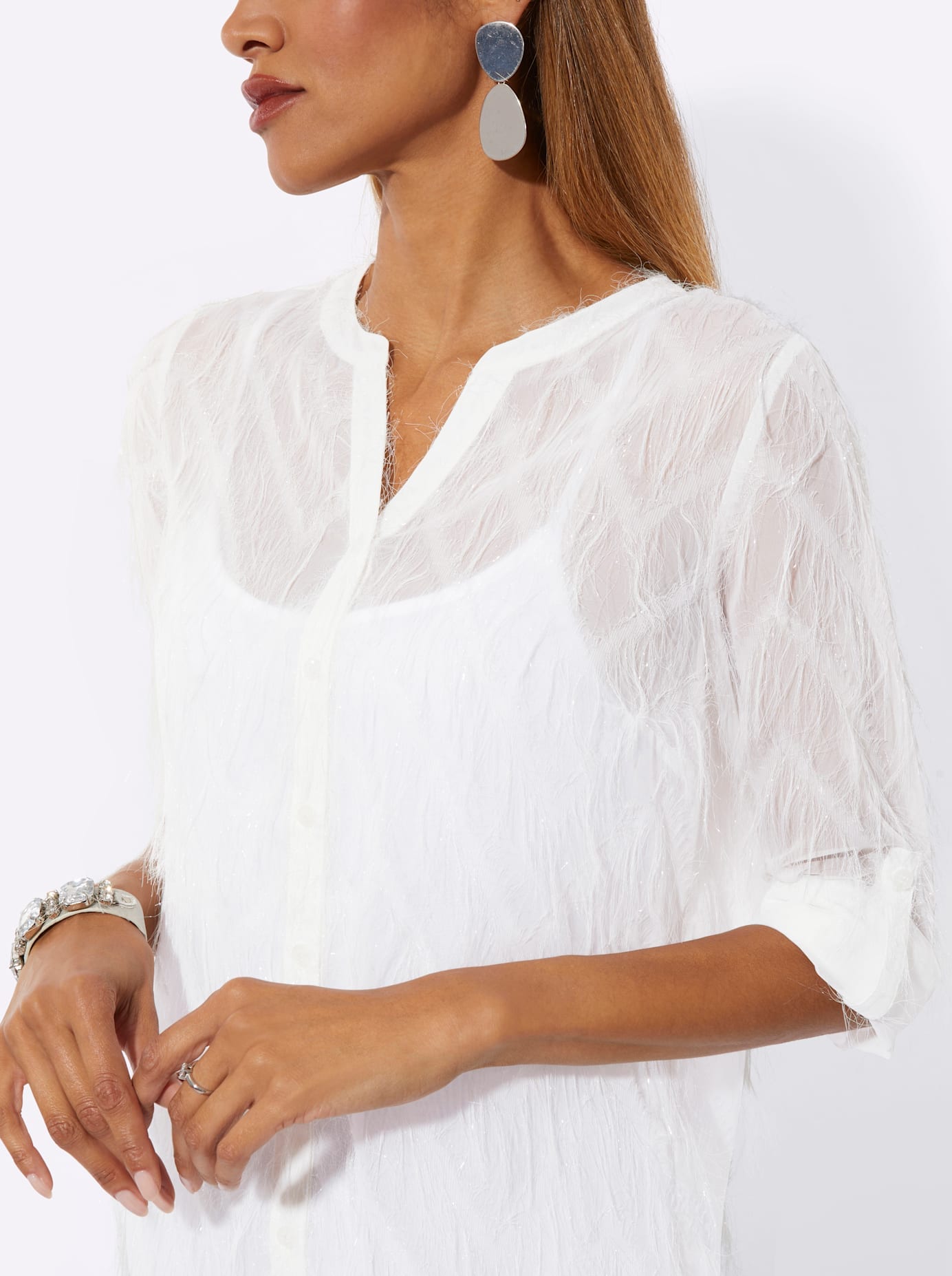 creation L Langarmbluse