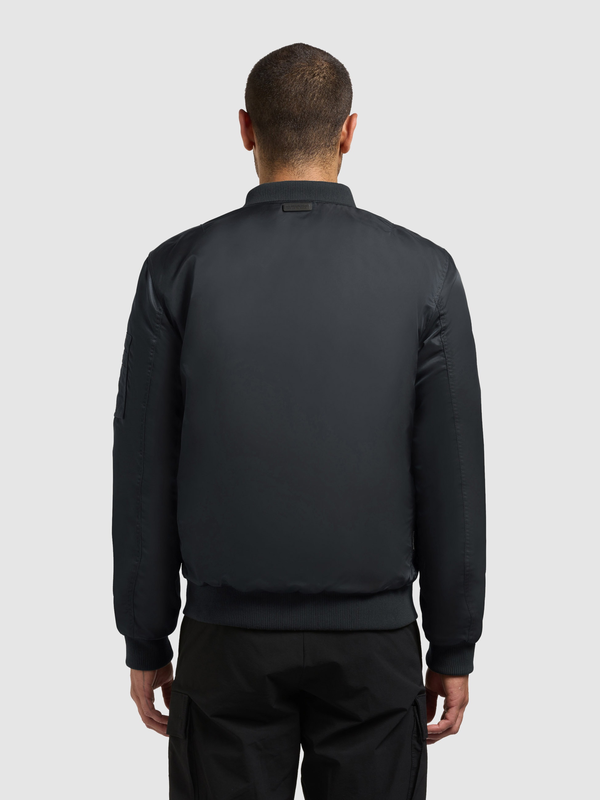 khujo Bomberjacke »ADON« leicht glänzendes Material