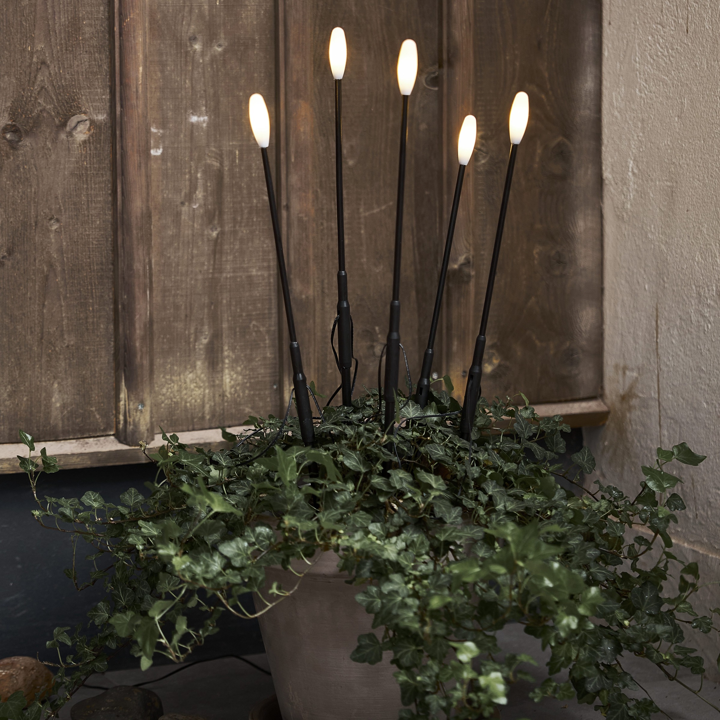 Parforce Traditional Hunting LED Gartenleuchte »Außendekoration Milky« LED-Board 5 Stk. Warmweiß 5 Lichtstäbe in Reihe, 50cm Abstand zwischen den Stäben, LEDs warmweiß