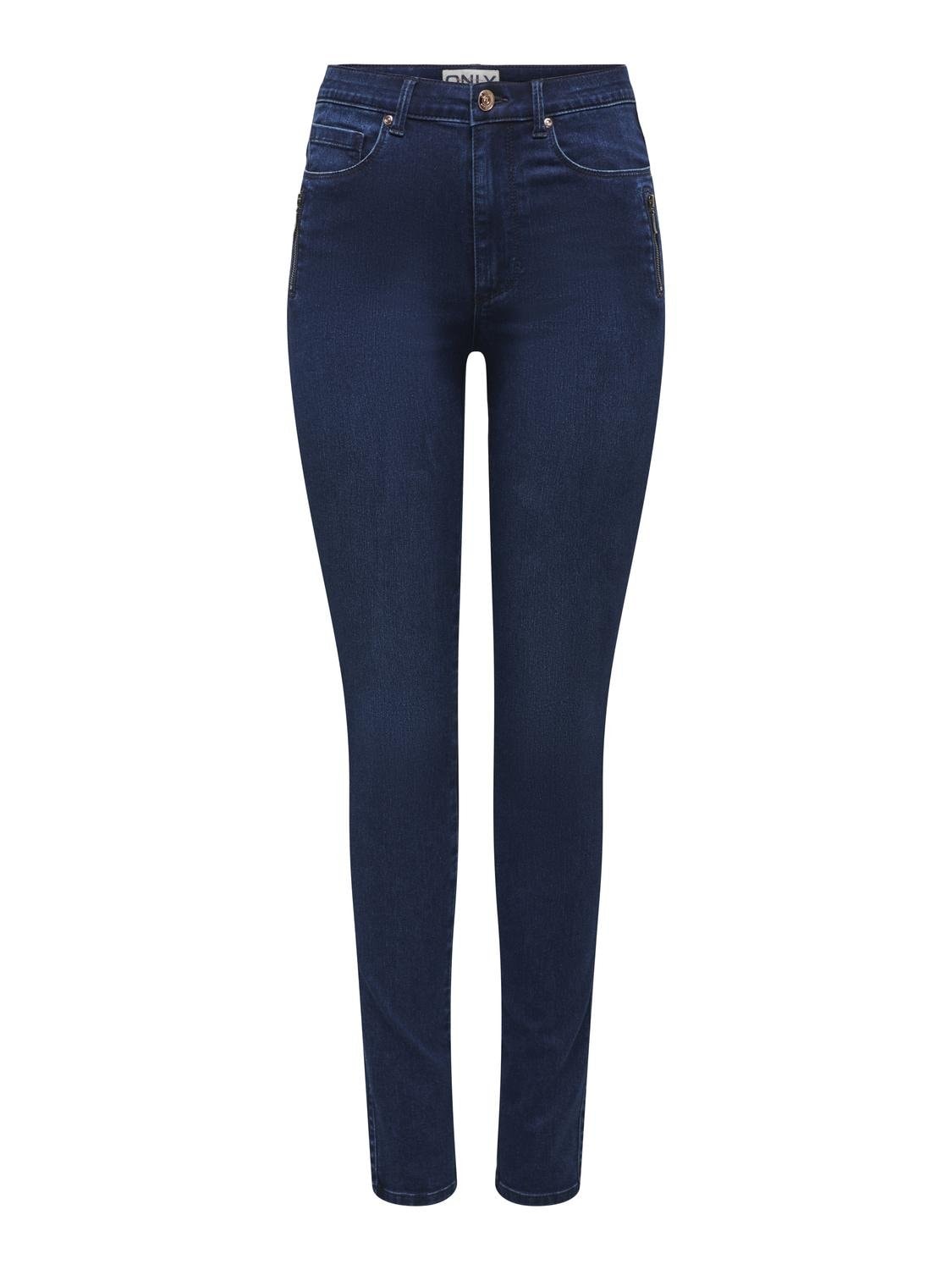 ONLY High-waist-Jeans »ONLROYAL HW SK ZIP POC DNM PIM«
