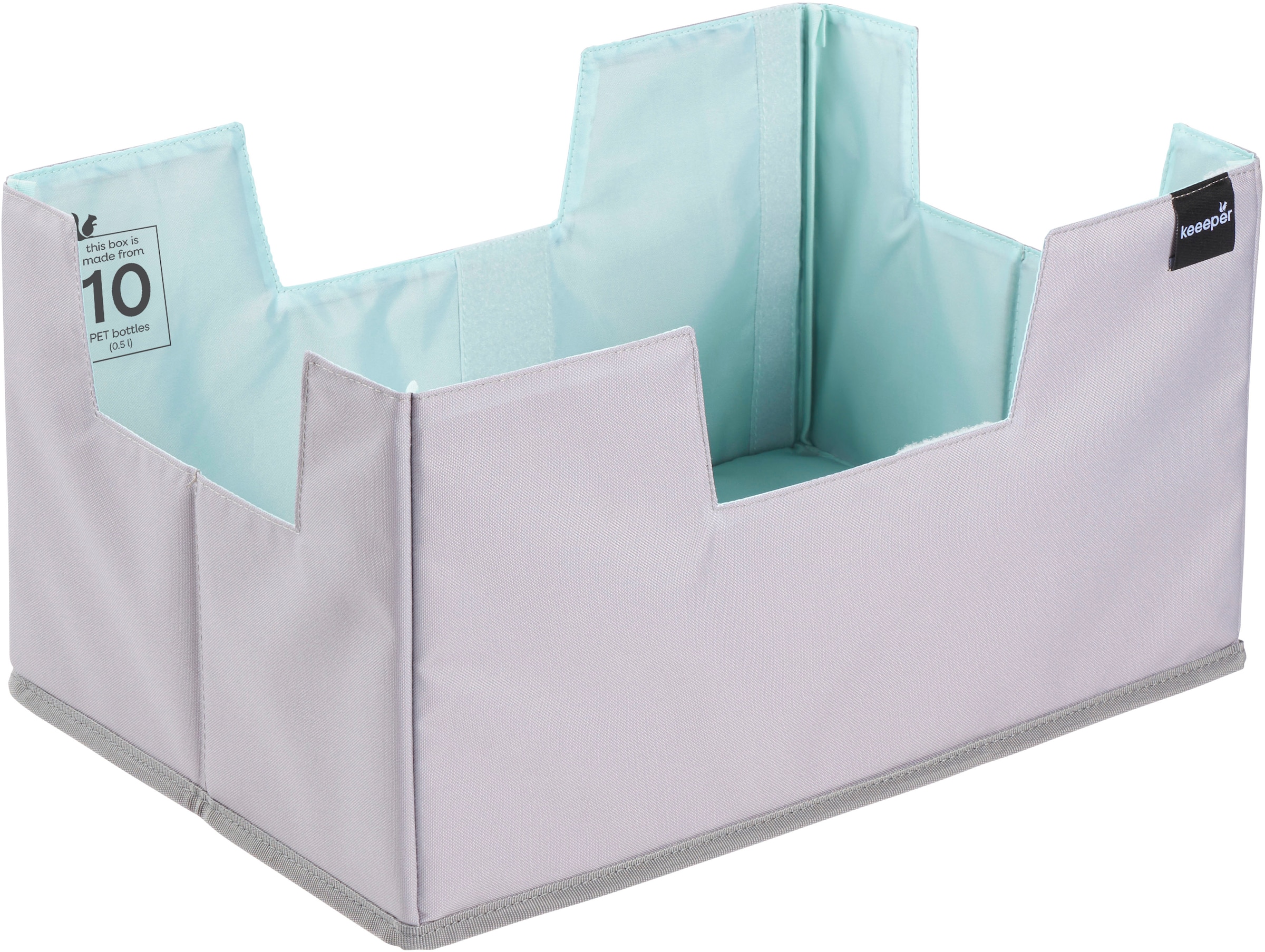 keeeper Faltbox »nea, faltbarer Einkaufsorganizer für Klappboxen« aus recycelten PET-Flaschen