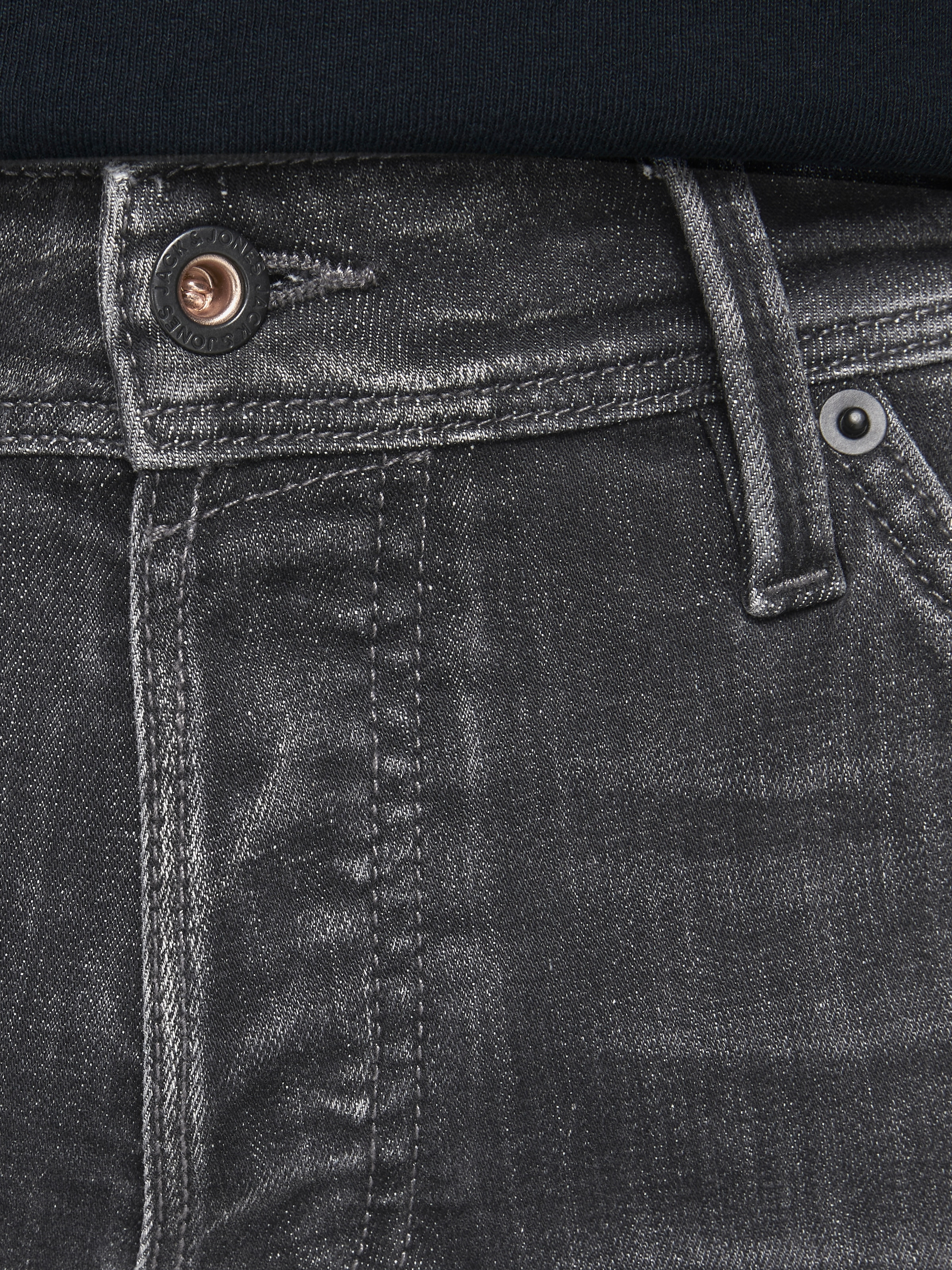 Jack & Jones Slim-fit-Jeans »JJIGLENN – Slim-Fit-Jeans mit niedriger Leibhöhe«, Used, modisch, slim fit, Denim/Jeans
