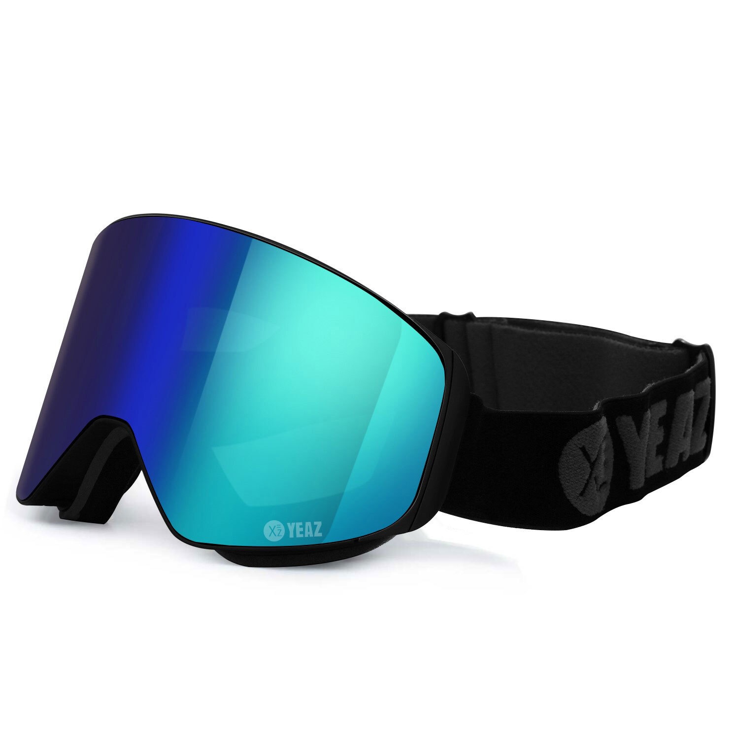 Snowboardbrille »Magnet-Ski-Snowboardbrille grün verspiegelt/schwarz APEX«