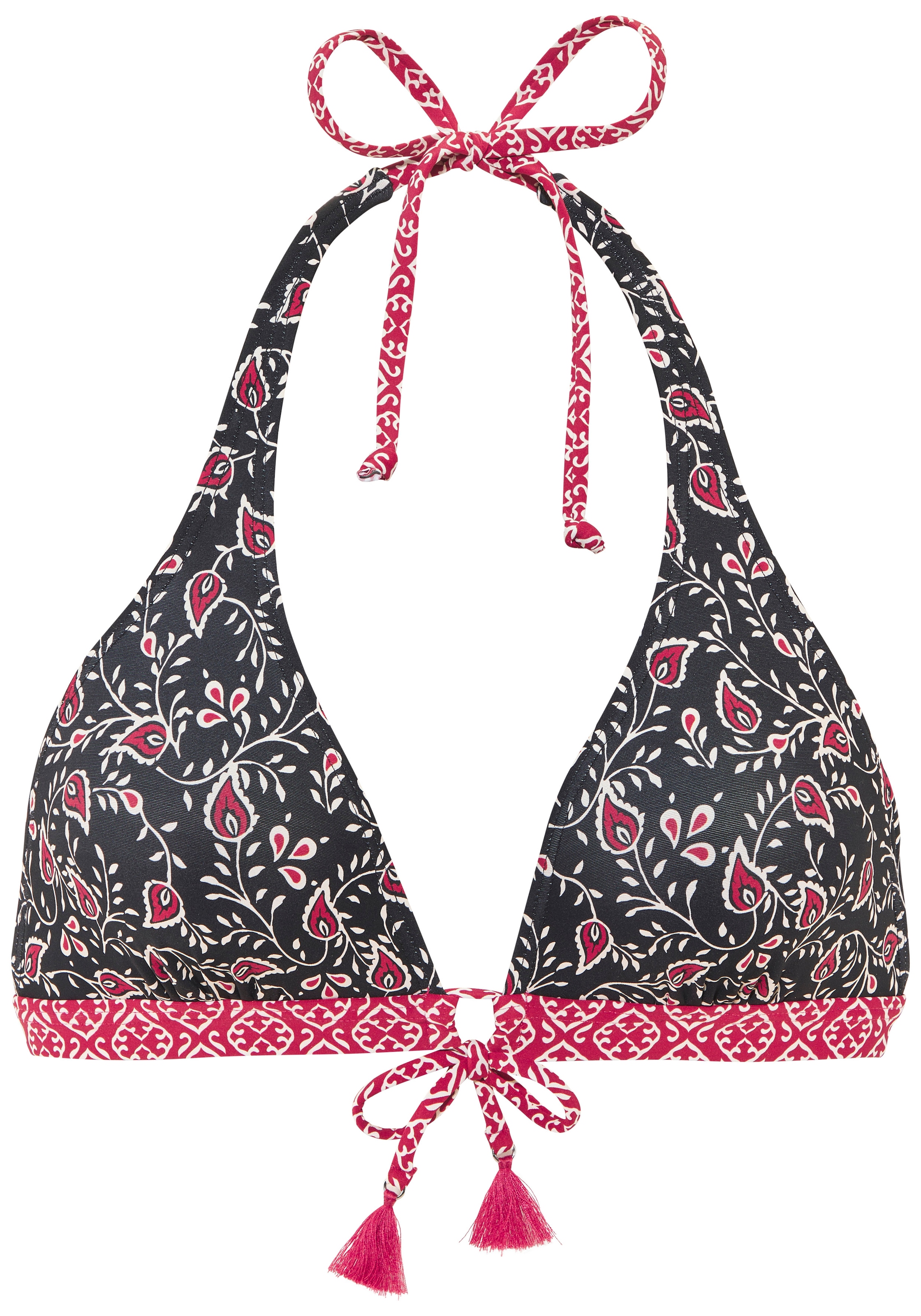 LASCANA Triangel-Bikini-Top »Louna« im Mustermix-Design