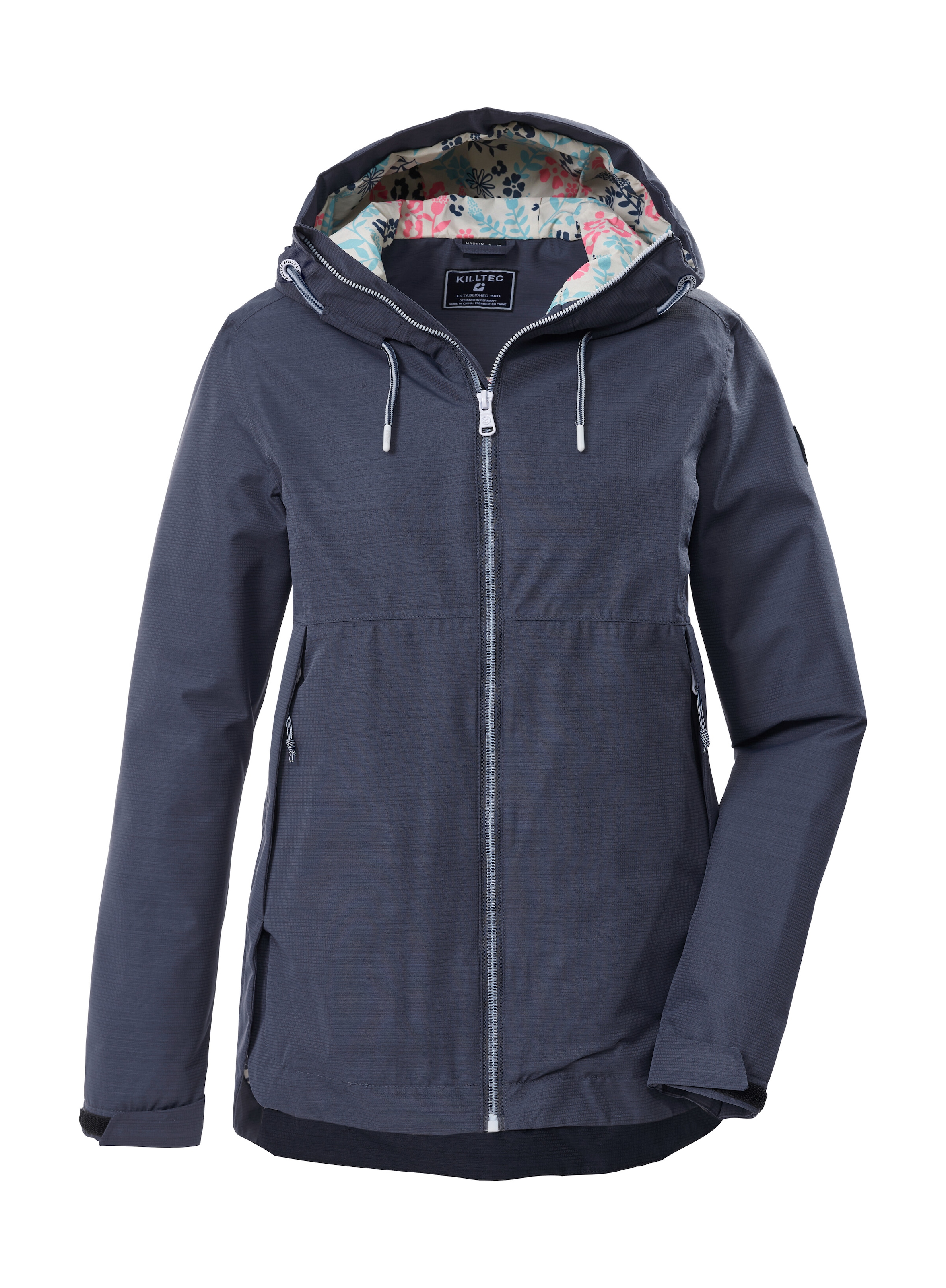 Killtec Funktionsjacke »KOS 62 WMN JCKT« Leichte, wasserdichte Damenjacke mit verstellbarer Kapuze