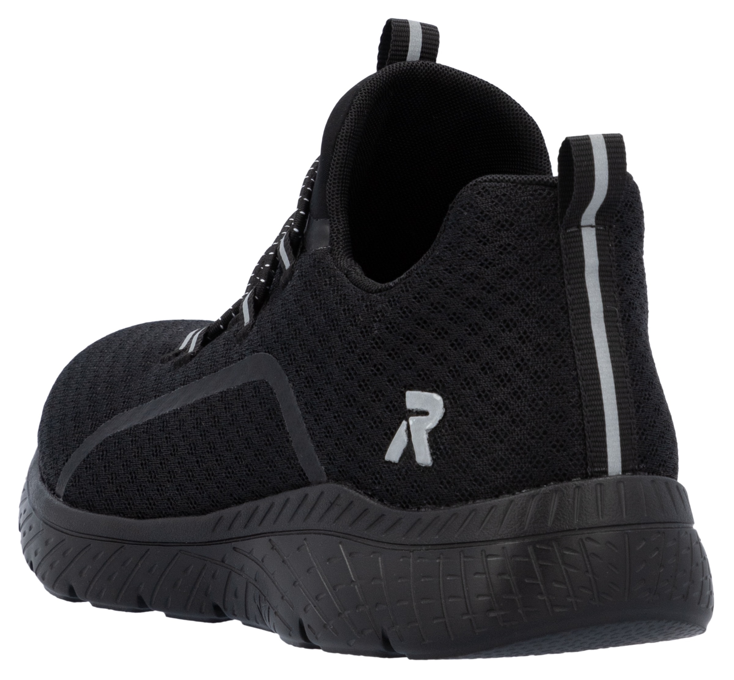 RIEKER Sport Slip-On Sneaker, Trekking Schuh, Freizeitschuh, Slipper mit einfachem Schnellverschluss