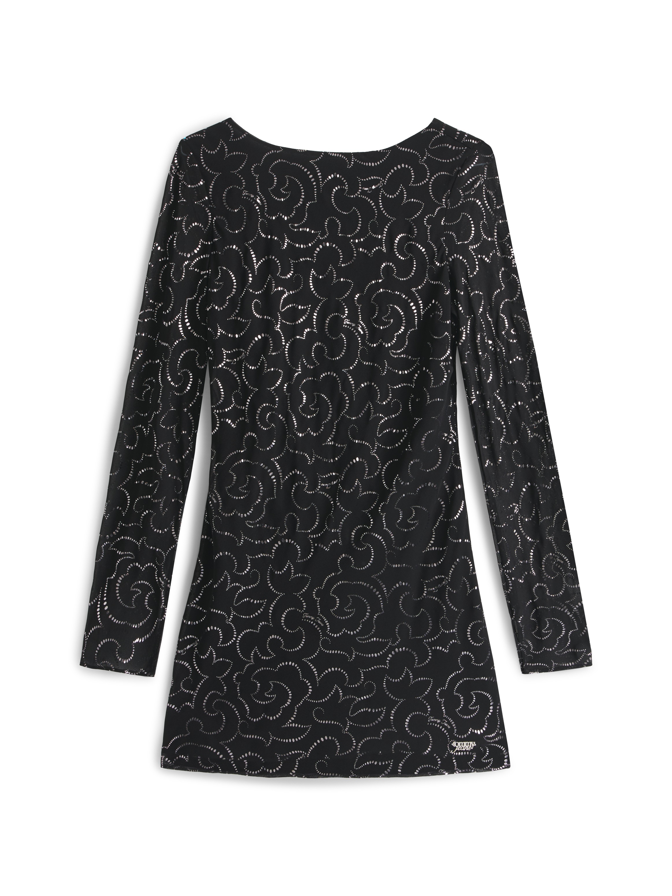 Tommy Jeans Minikleid »TJW METALLIC AOP MINI LS DRESS«