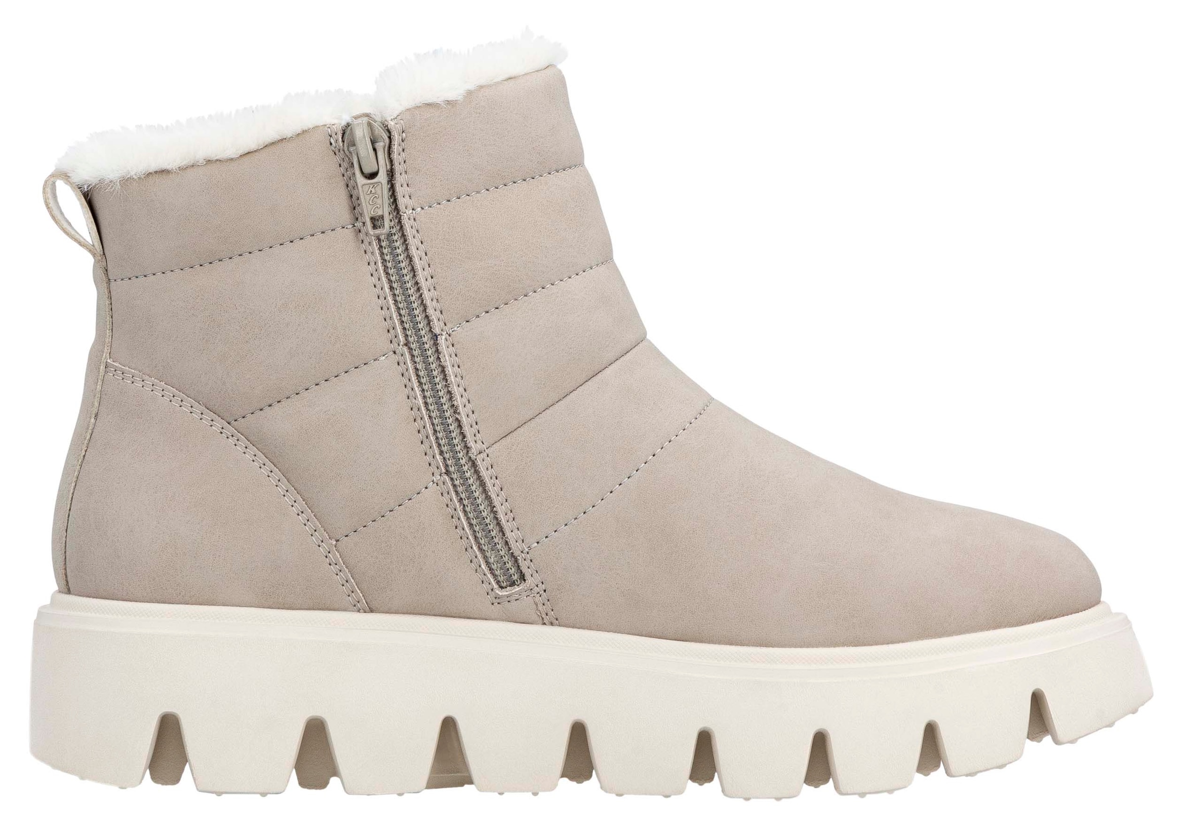 RIEKER Sport Winterboots  Schlupfboots, Stiefelette mit herausnehmbarer Soft-Einlage