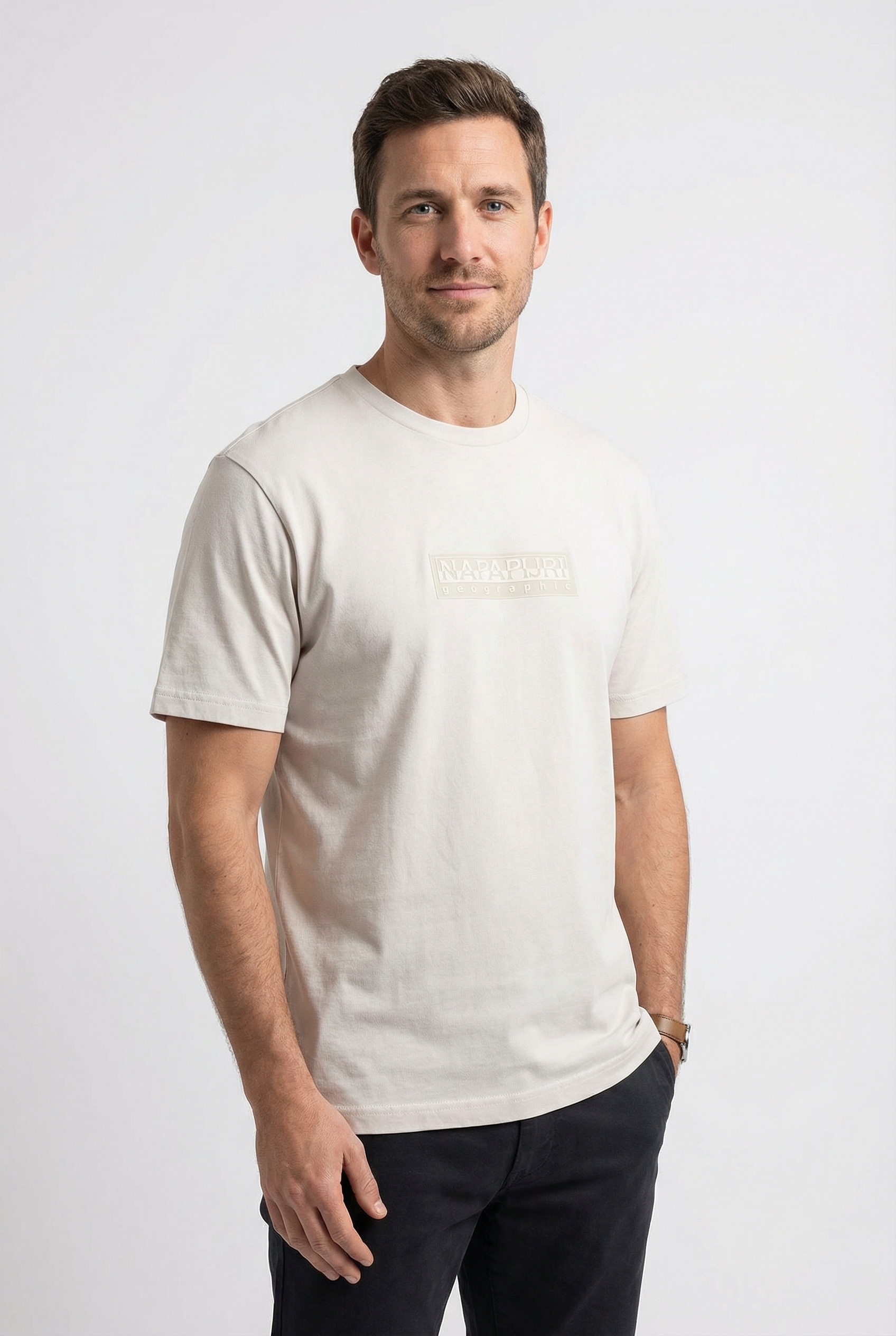 Napapijri T-Shirt »BOX LOGO« für sportliche Aktivitäten, Kurzarmdesign, Rundhalsausschnitt