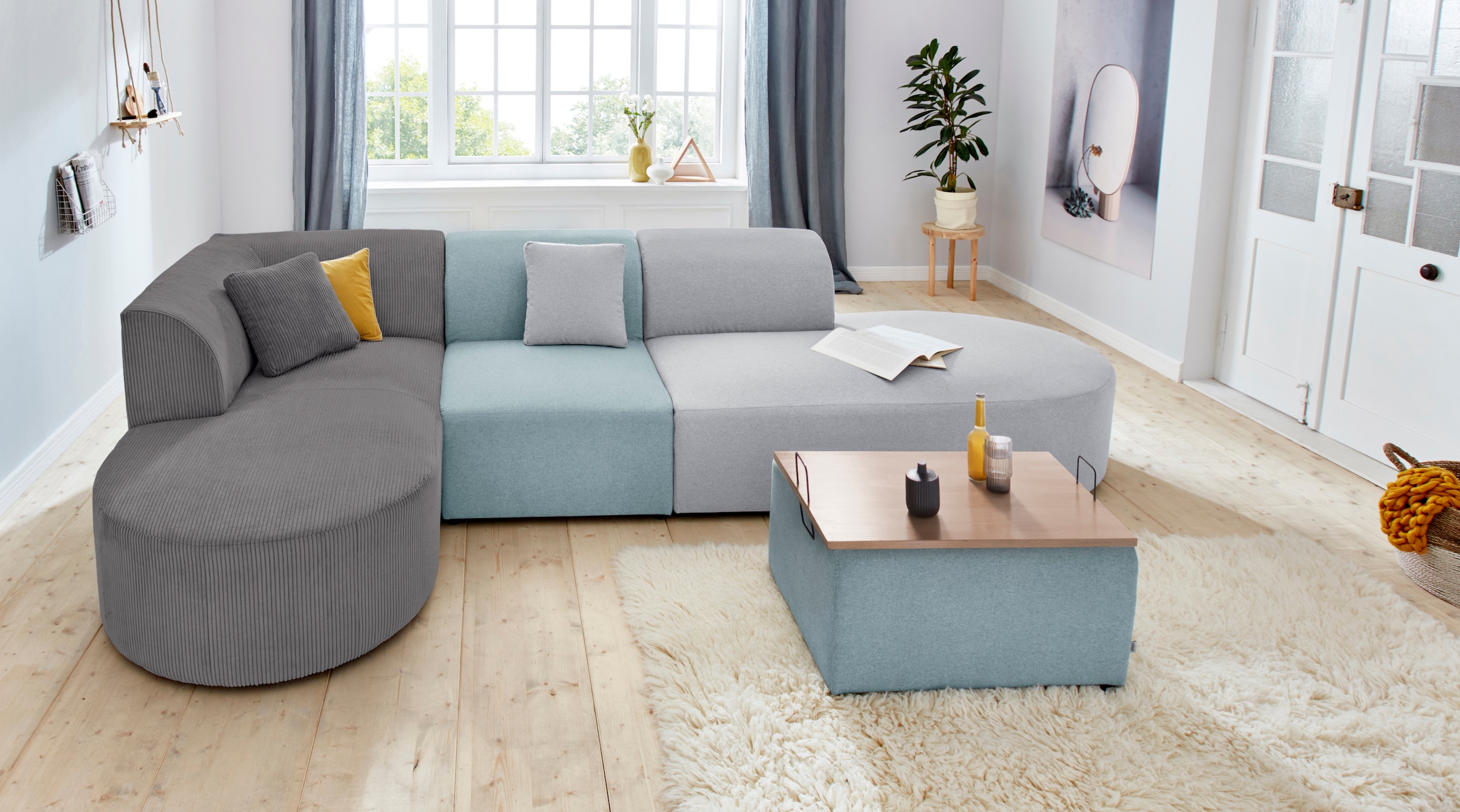 andas Sofa-Eckelement »Alesund«, als Einzelelement oder Modulteil