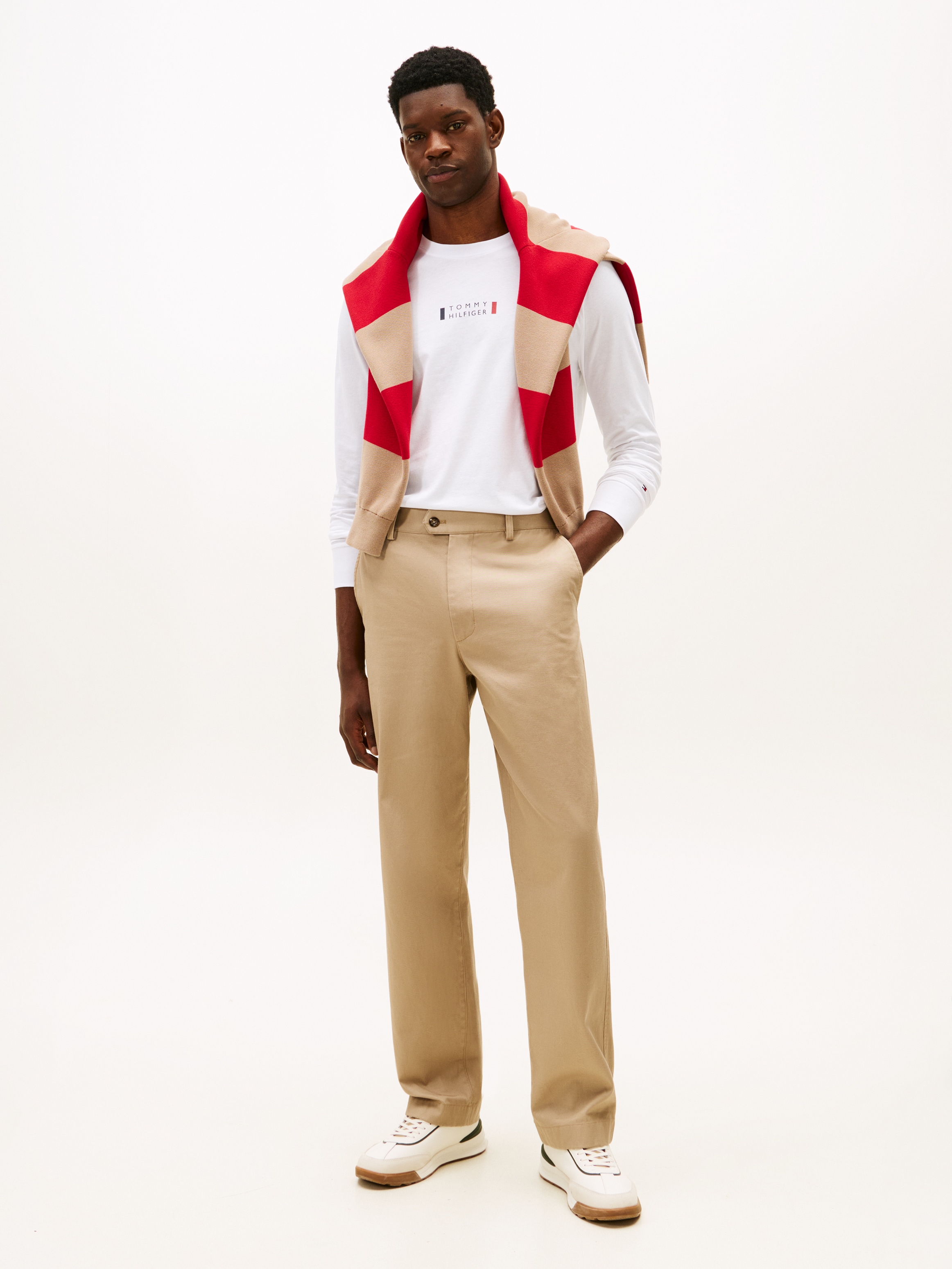 Tommy Hilfiger Longsleeve »BRAND LOVE« Jersey, Rundhals, mit Logo