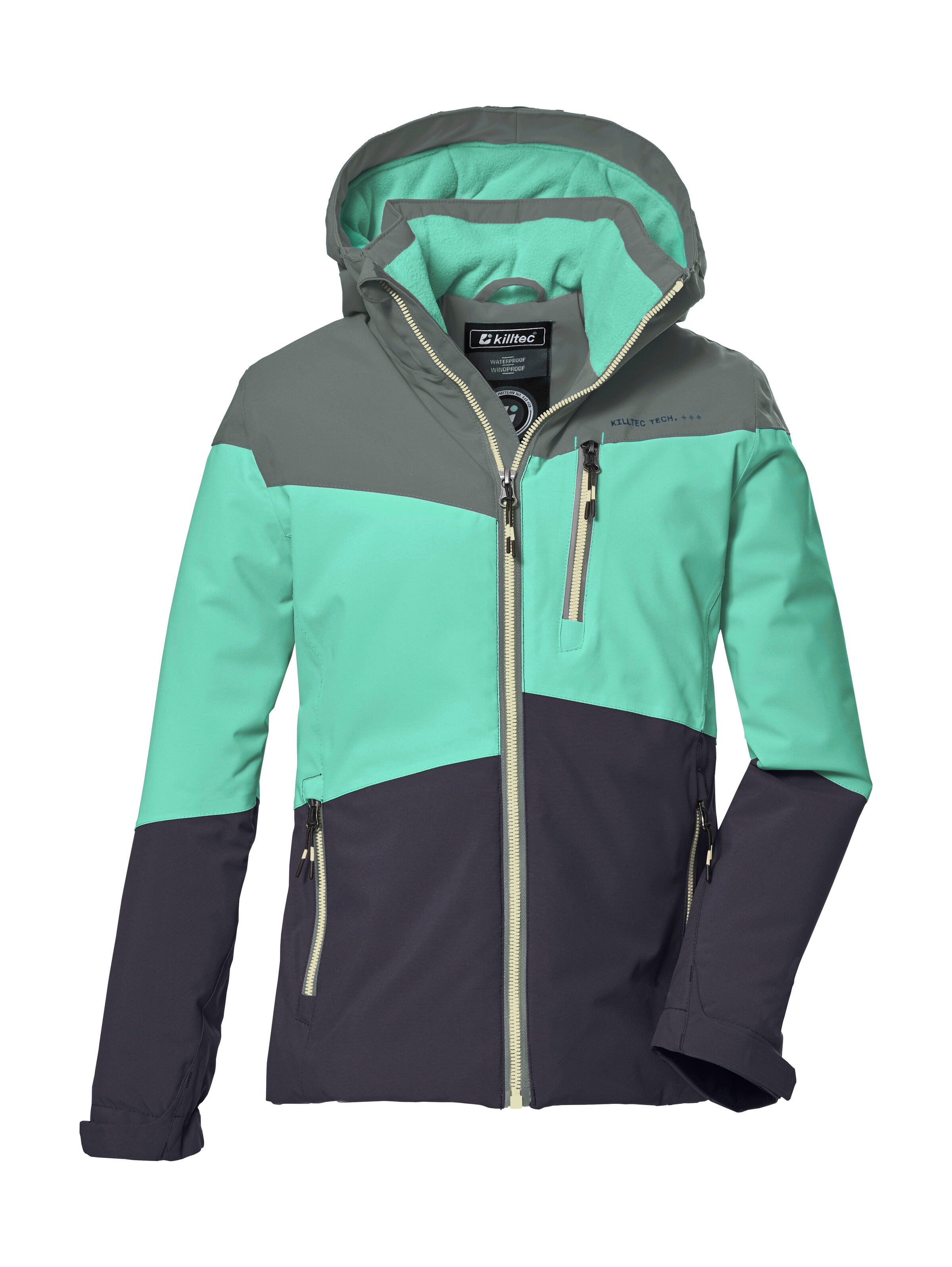Killtec Outdoorjacke »KOW 170 GRLS JCKT«, Funktionsjacke mit Kapuze und Schneefang, wasserdicht