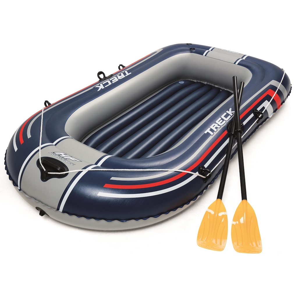 Bestway Schlauchboot »Hydro-Force Schlauchboot-Set Treck X1«, (mit 2 Paddeln und Luftpumpe)