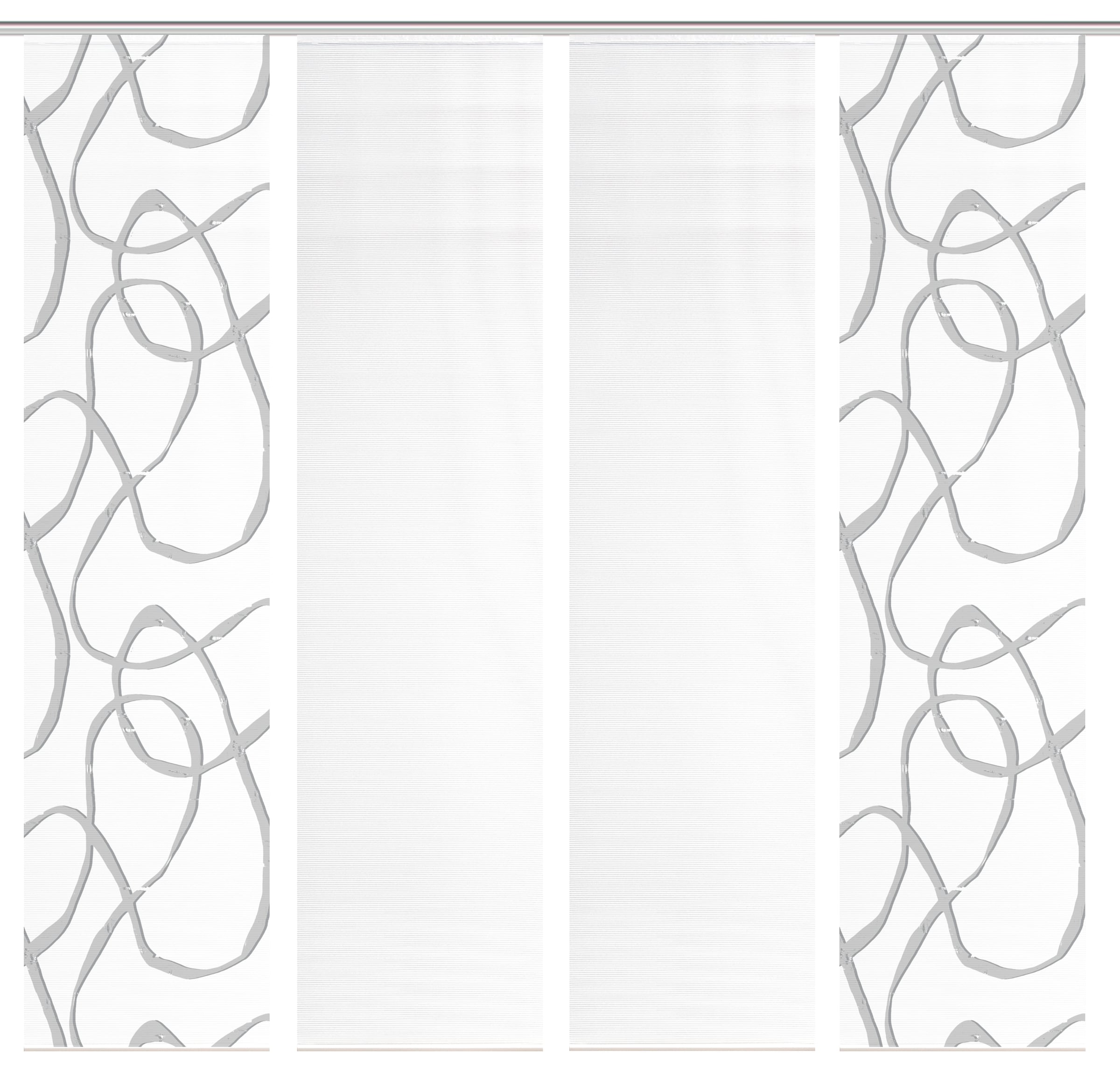 Vision S Schiebegardine »OPHELIA« Paneelwagen 4 Stk. tlg. Schiebevorhang,Bambusoptik,Digitaldruck,SET